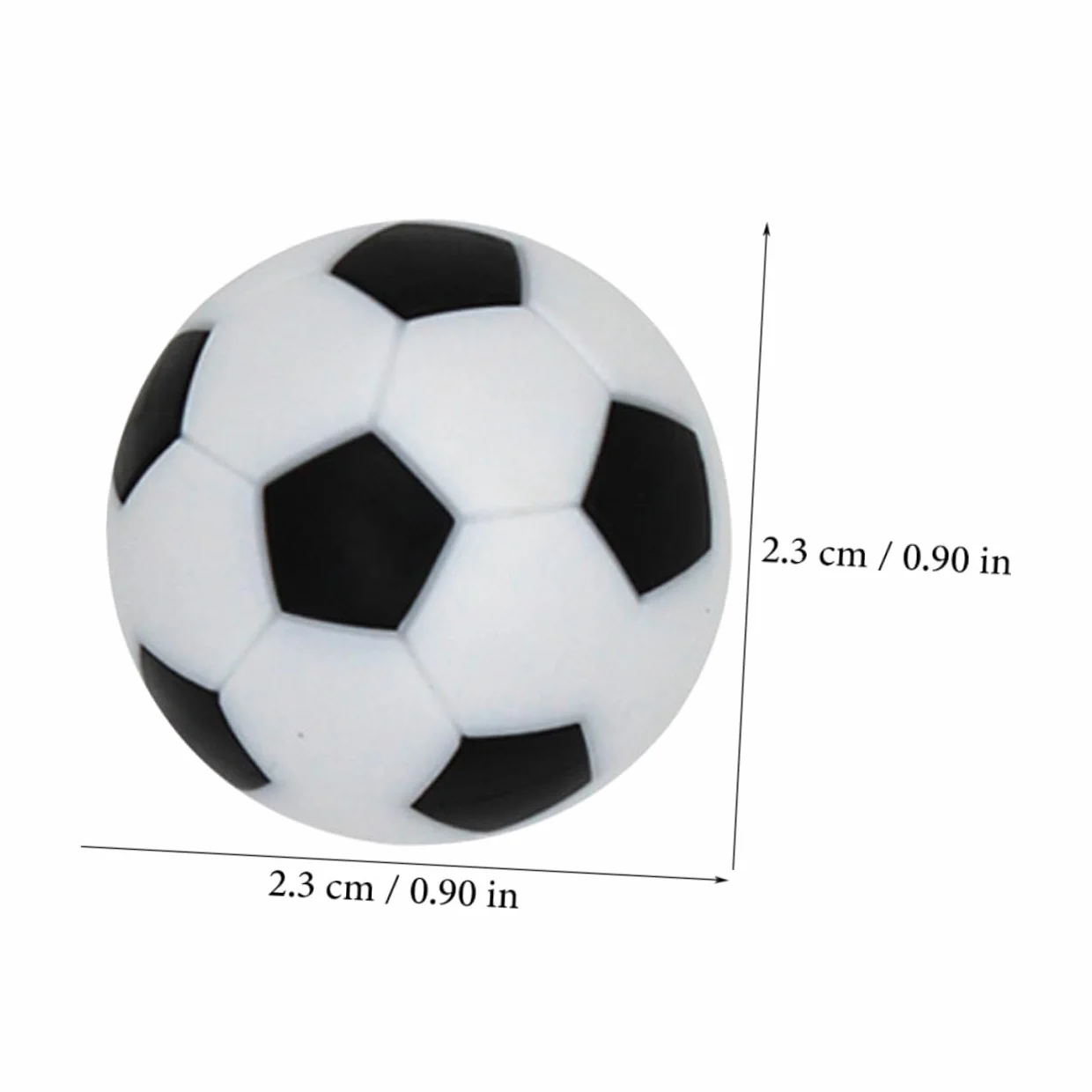 Vaguelly 24kawałki Piłek Do Gry Foosball Akcesoria Do Stołu z Trwałym Wykonaniem