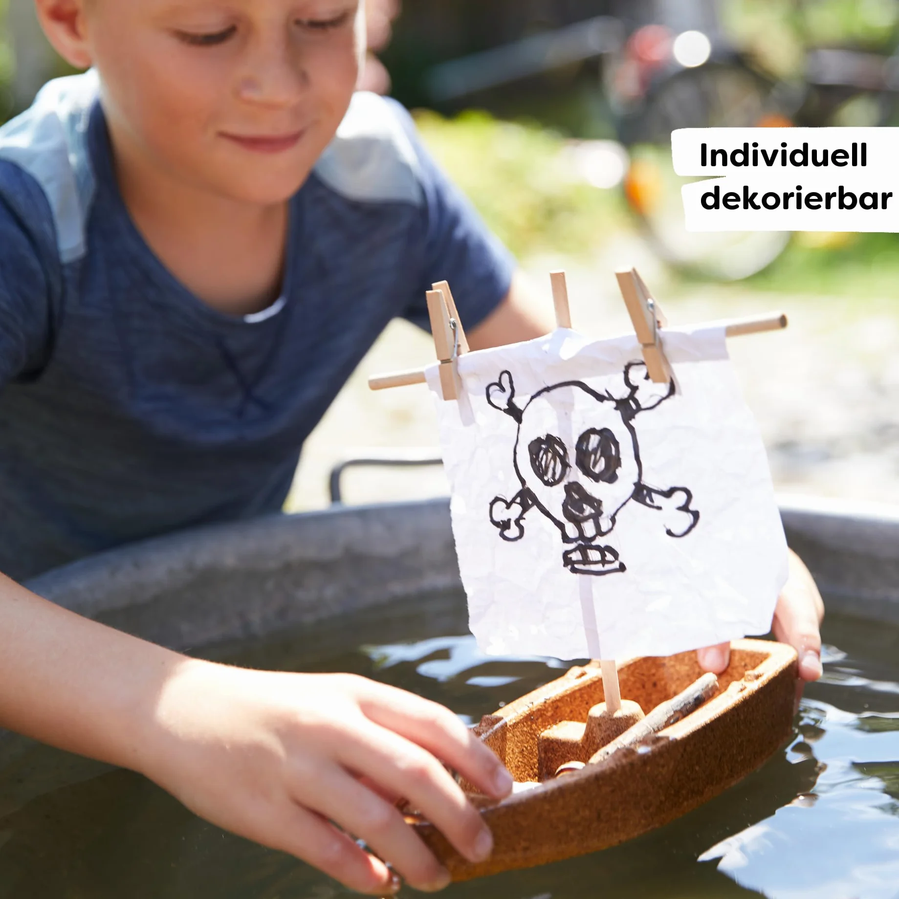 HABA 304244 Terra Kids Assembly kit Cork Boat- Optimum floating properties – in shallow water, in the sea or in the bathtub, made of environmentally friendly material
