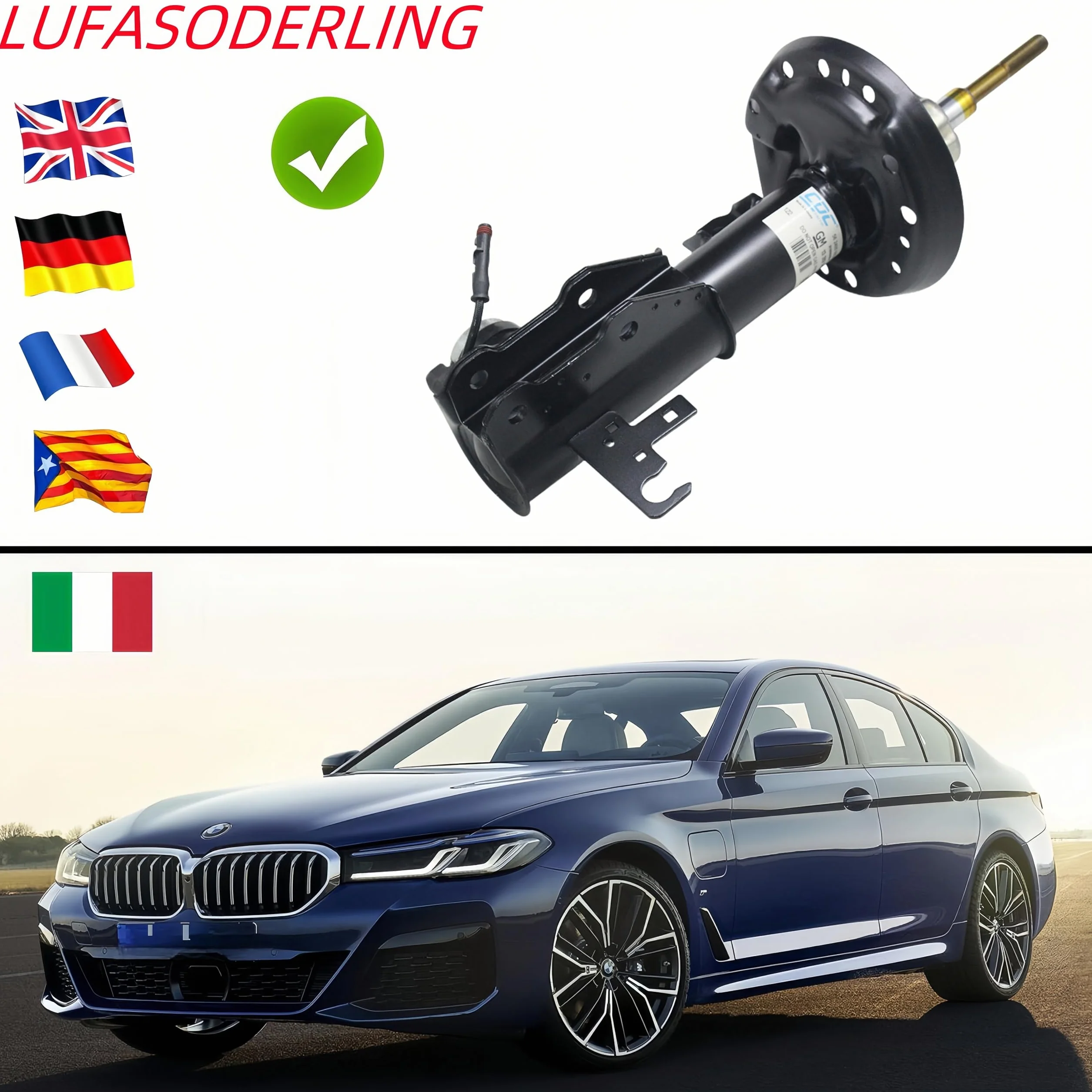 Przednie zawieszenie pneumatyczne, amortyzatory sprężynowe z elektrycznymi lub VDC lub EDC 506-761 do Buick Regalway 2011-2013 OEM 506-761/13319741, 506-762/13319742 (z przodu po prawej