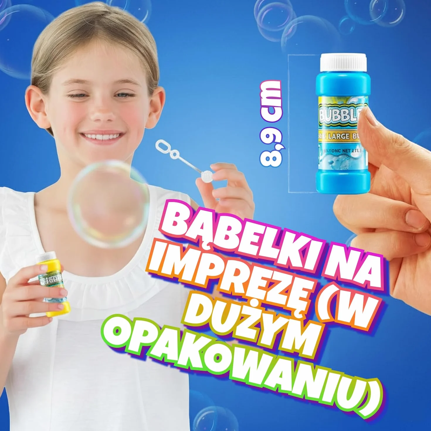 Bańki mydlane dla dzieci – opakowanie 24 szt., 59,1 ml z różdżkami w neonowych kolorach do zabaw na świeżym powietrzu, gier letnich, urodzin i torebek z niespodziankami
