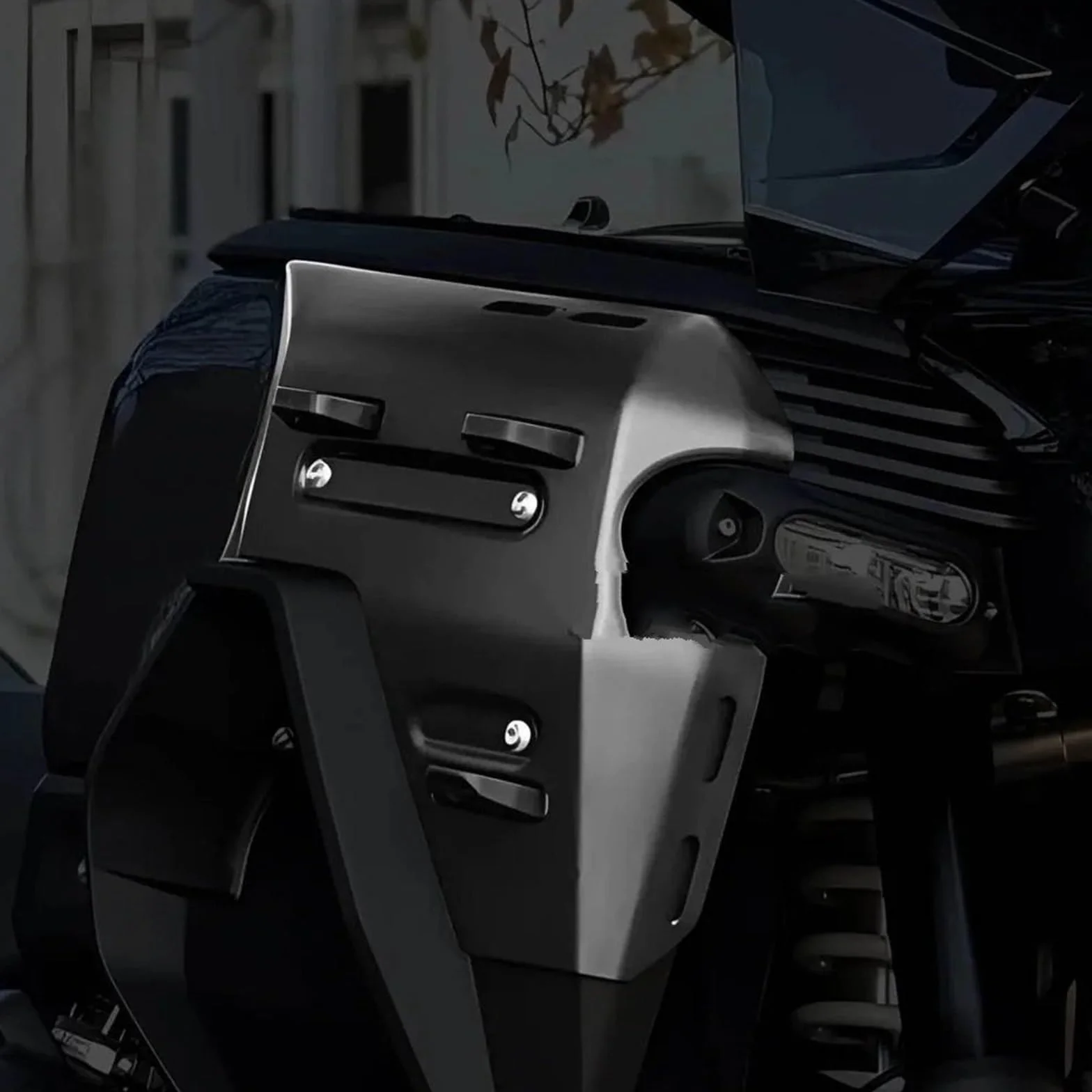 Osłona panelu chłodnicy Pasuje Do Motocykla BMW R1300 GS R 1300 Adventure R1300GS ADV 2024 2025 Osłona Boczna Chłodnicy, Ramy Przednia(Black)