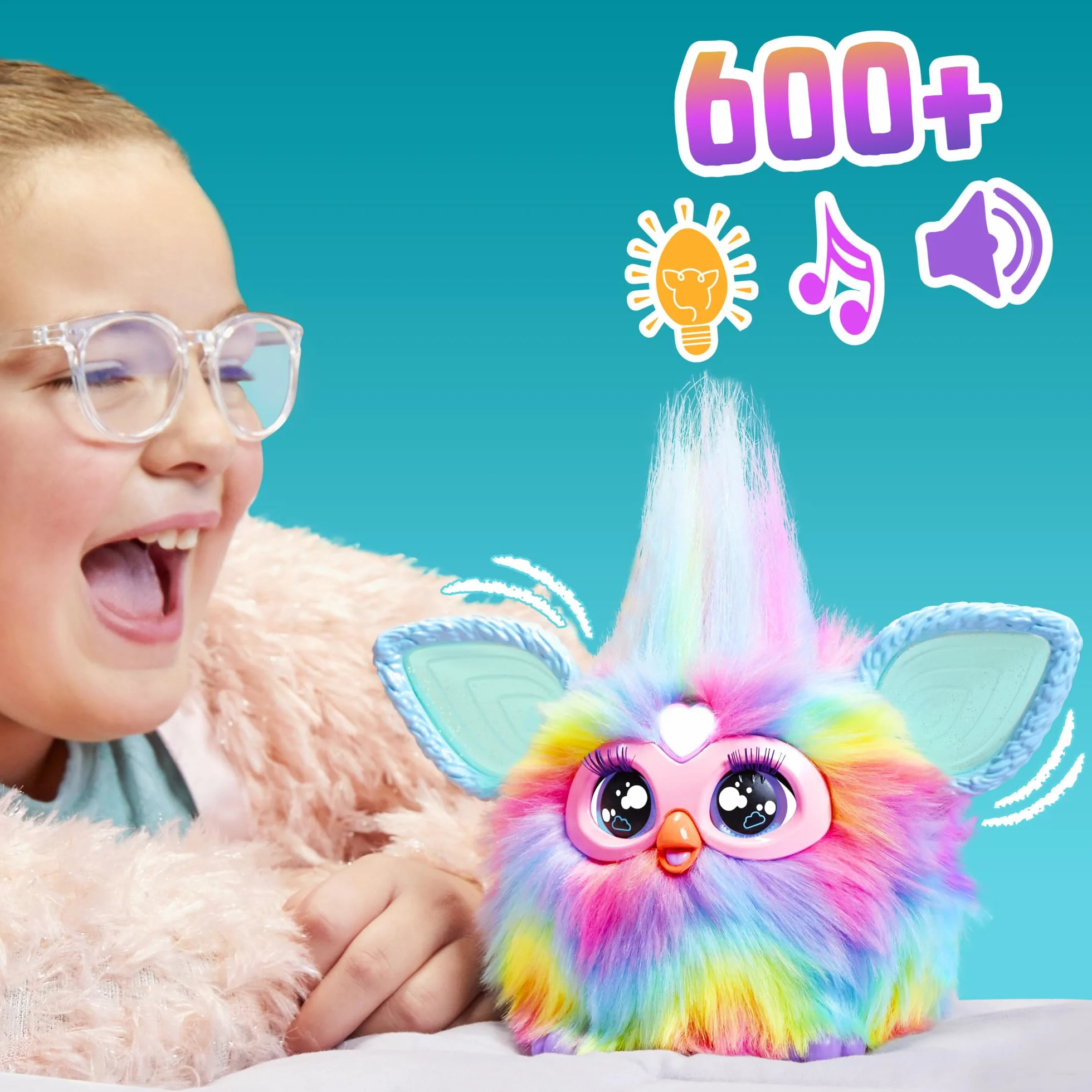 Furby Tie Dye, Interaktywny Plusz - wersja francuska