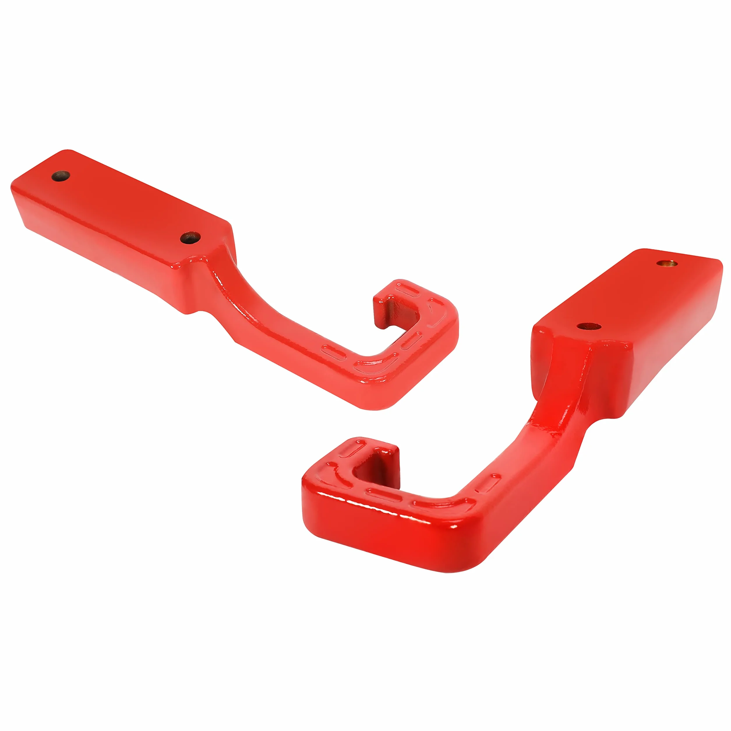 KUAFU Hak holowniczy kompatybilny z 2015-2022 Jeep Grand Cherokee przednia czerwona stal