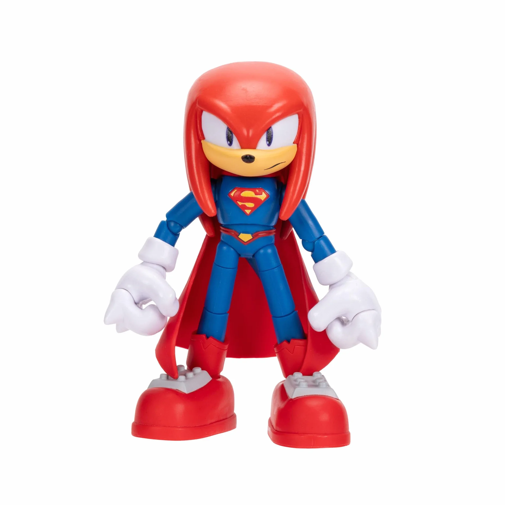 DC x Sonic Knuckles jako Superman, figurka 5" / 13 cm, oficjalna licencja Jakks Pacific, bardzo szczegółowy i szczegółowy design, opakowanie kolekcjonerskie