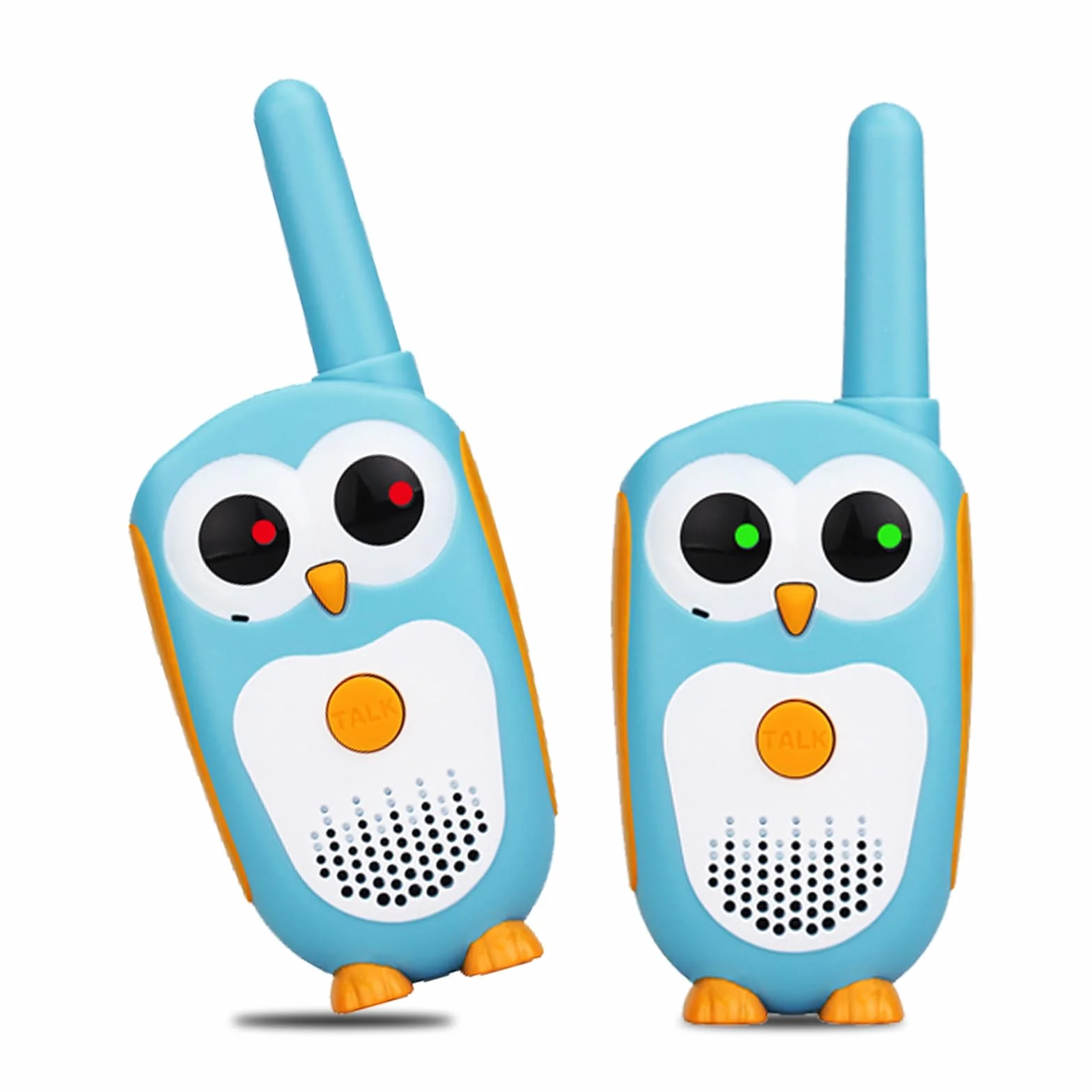 Retevis RT30 Dzieci Walkie Talkie Wygląd Sowa Łatwa obsługa Maluch Dzieci Walkie Talkie Zabawki Prezenty dla dziewczynek Chłopcy Walkie Talkie dla dzieci (błękitne niebo, 1 para)
