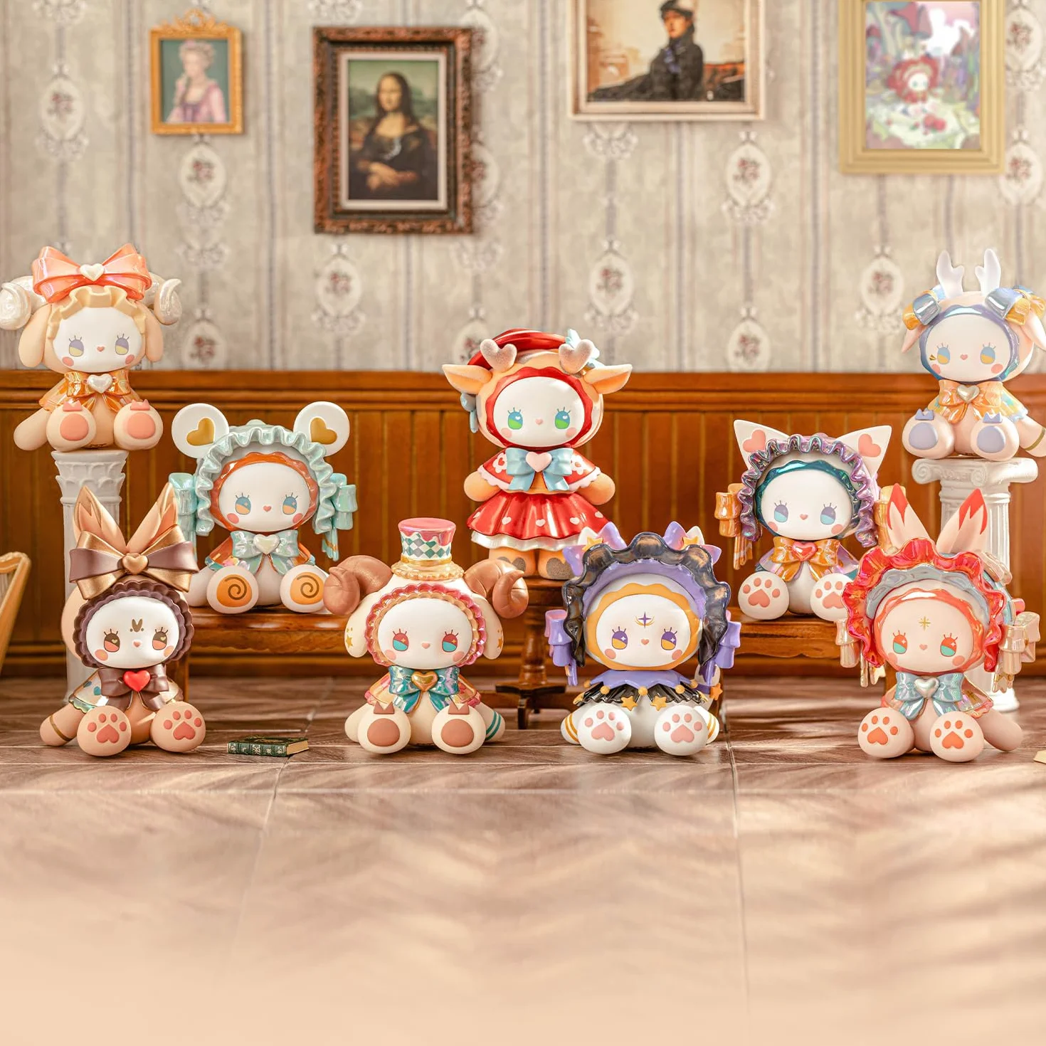 Blumax Emma Secret Forest Tea Party pudełko na herbatę w różnych kolorach – 1 losowa figurka (9 cm), figurka kolekcjonerska Kawaii Mystery, 8 wzorów + 1 rzadka rzadka rzadka