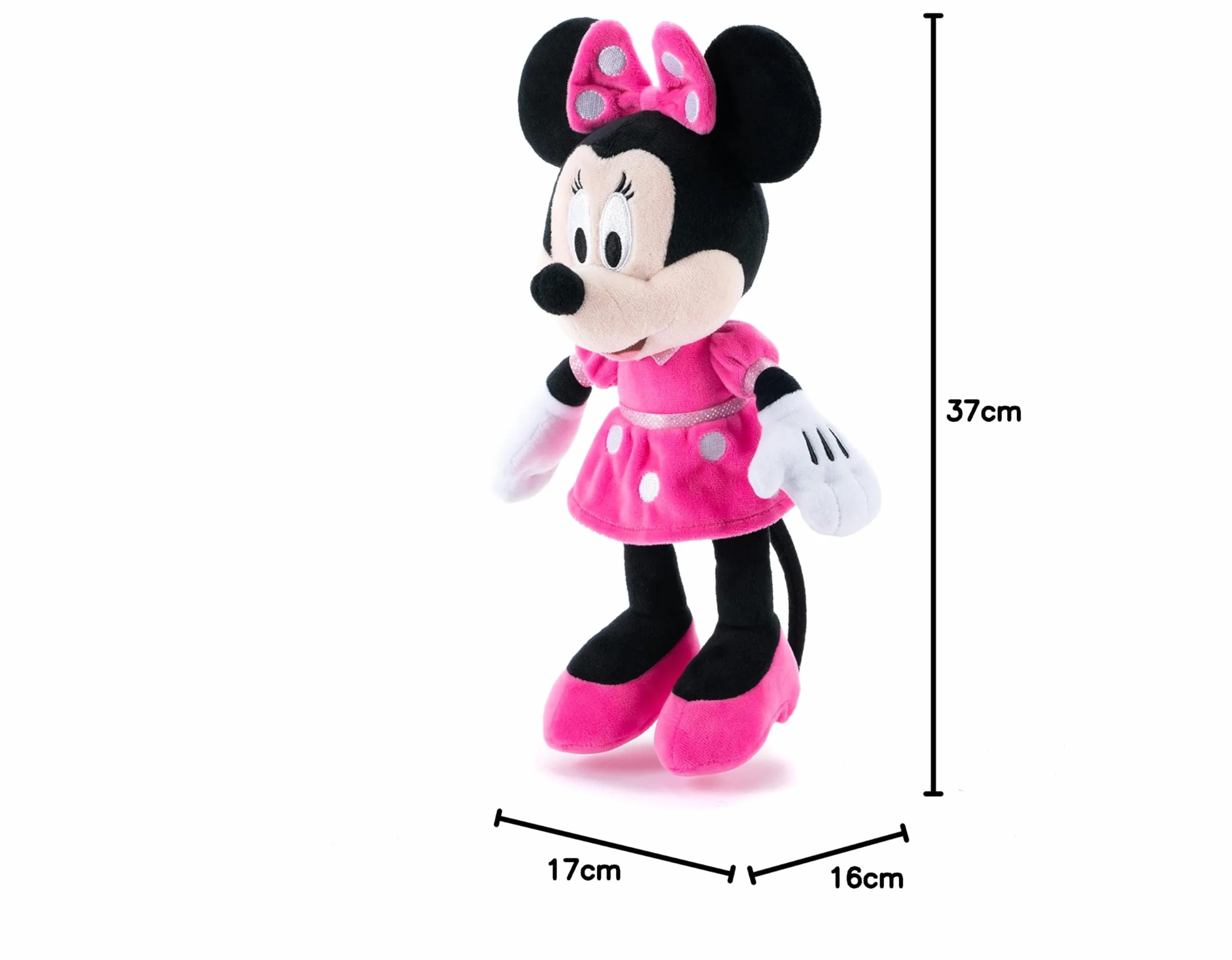 Simba Disney Maskotka pluszowa Minnie 35cm 6315870230 różowa