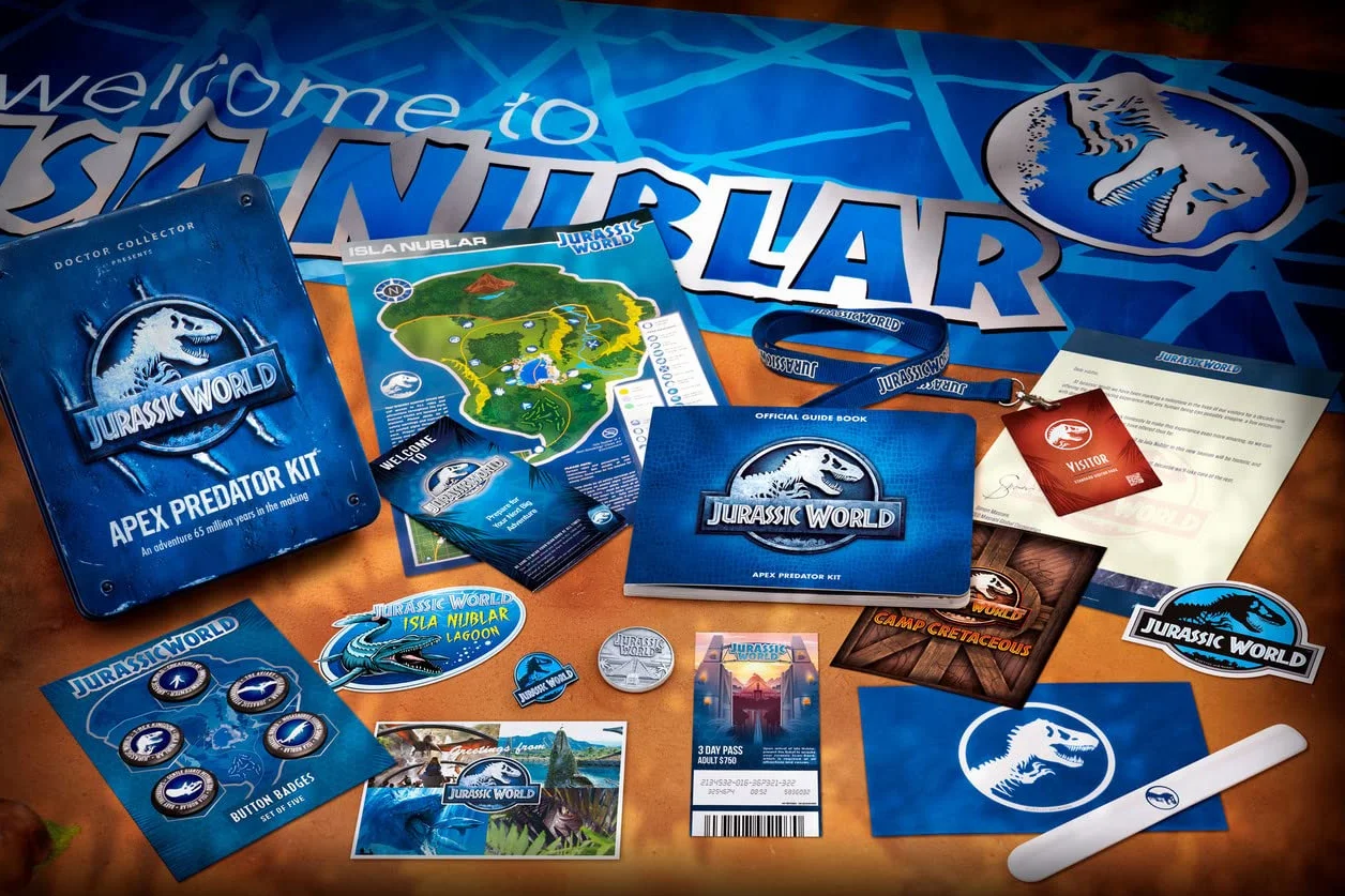 Doctor Collector Jurassic World - Zestaw drapieżników Apex - edycja standardowa UK, czarny (DCJW11)