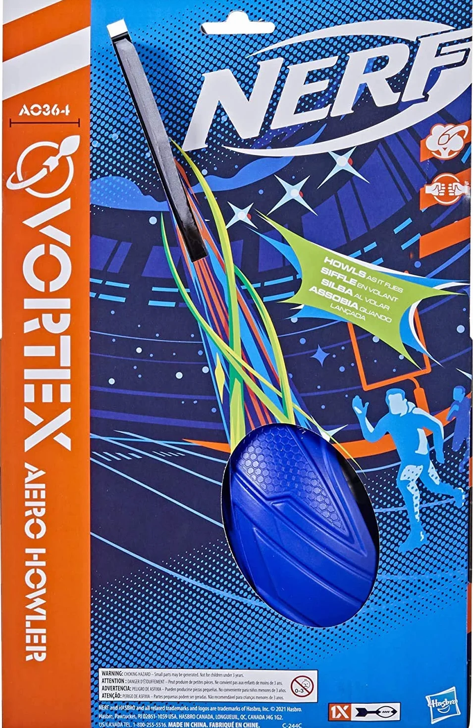 Nerf N-Sports Vortex Blaster Zabawkowy, Kolorowy