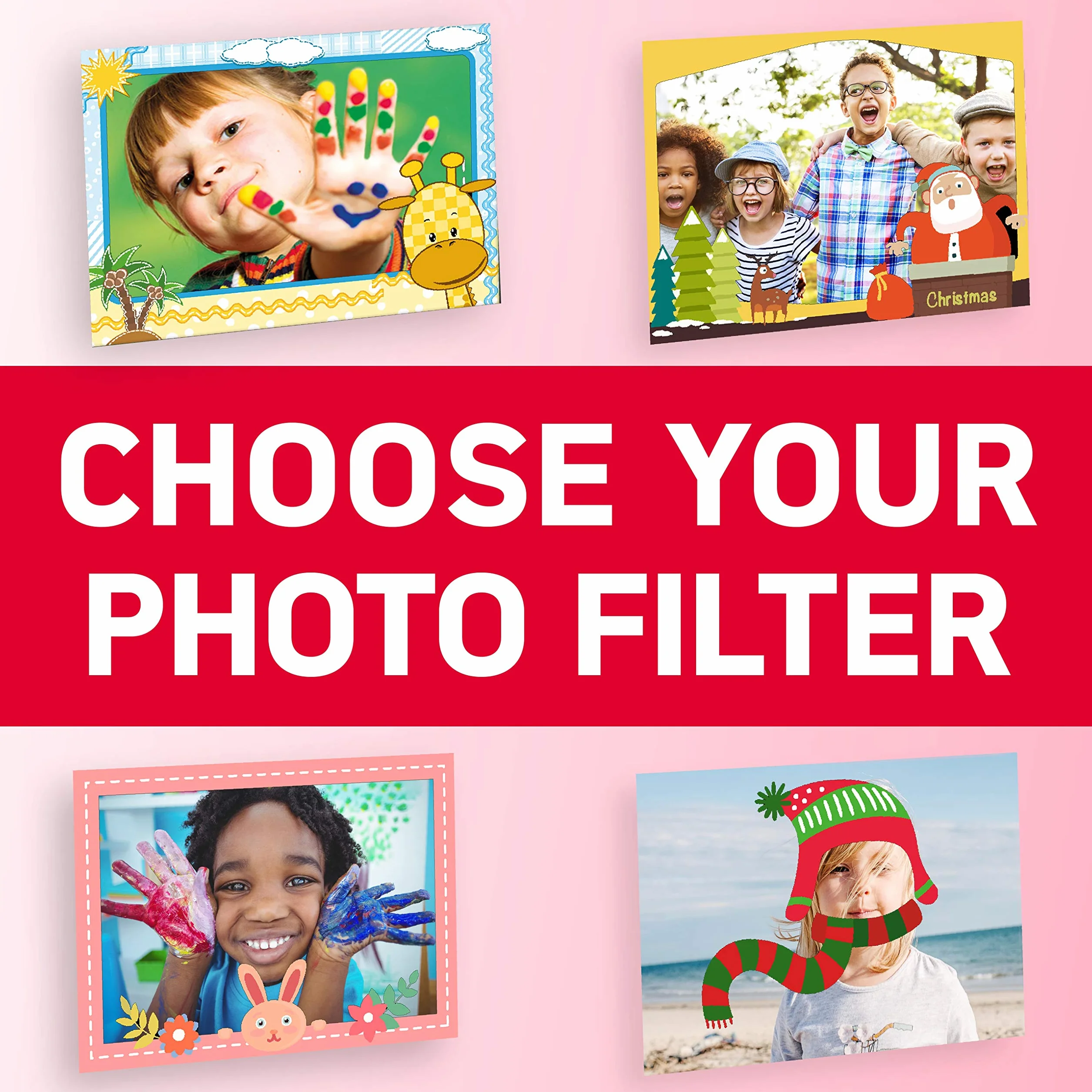 AGFAPHOTO Realikids Cam 2 Rose- Appareil Photo pour Enfant