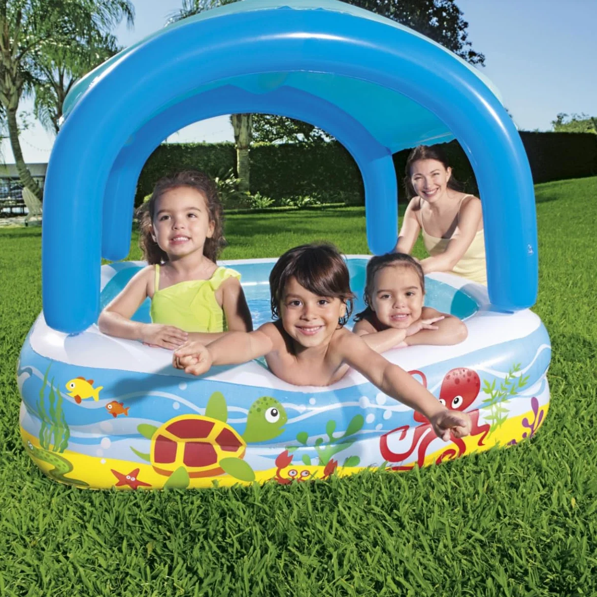 Bestway 1052192Xxx21 55" X 55" X 45"/1.40M X 1.40M X 1.14M Canopy Play Pool