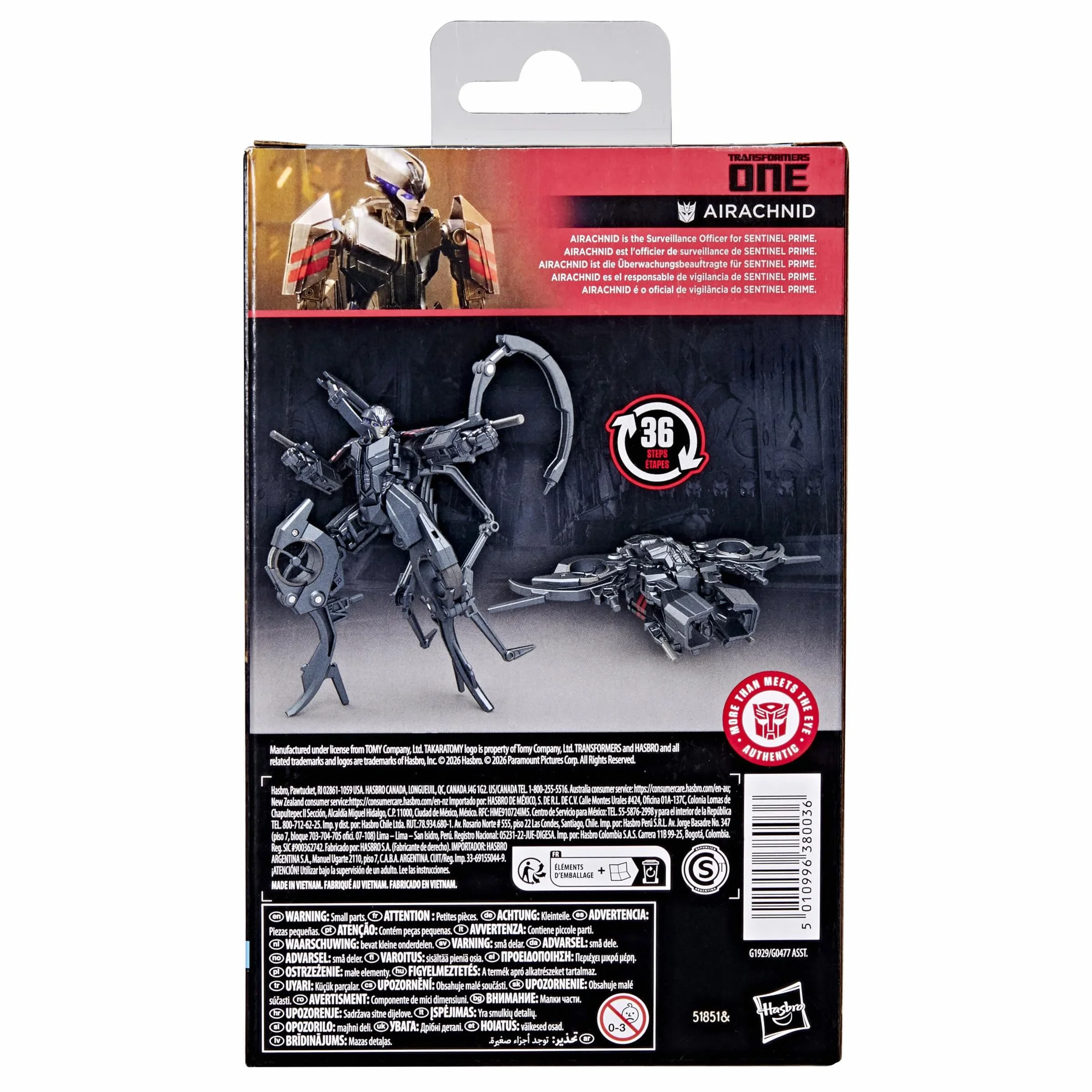Airachnid klasy Deluxe z kolekcji Transformers Studio Series z filmu ""Transformers: Początek"", 11-centymetrowa przekształcająca się figurka, zabawkowe roboty dla dzieci w wieku od 8 lat