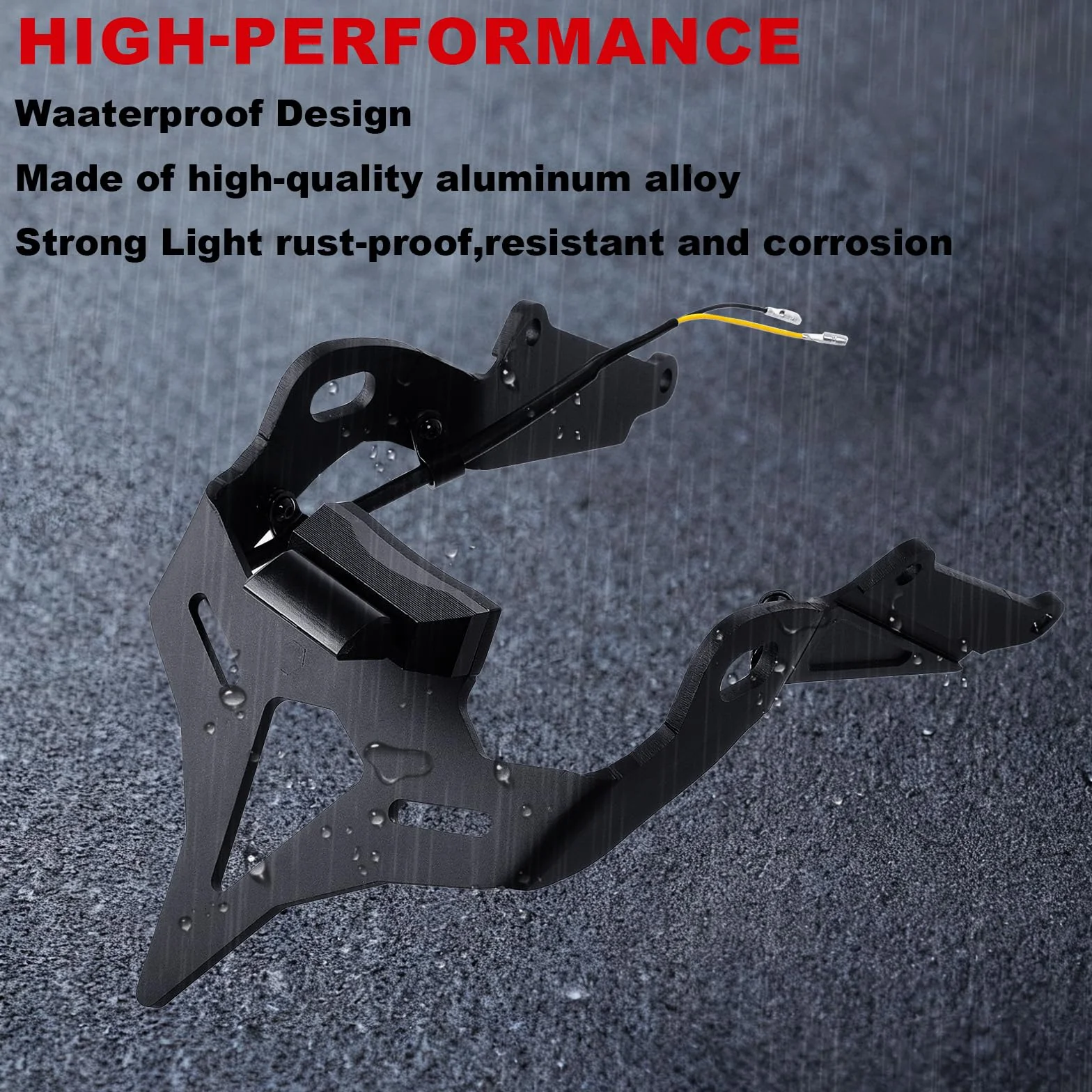 Uchwyt tablicy rejestracyjnej motocykla Tail Tidy kompatybilny z Honda CBR650R / CB650R CBR 650R / CB 650R uchwyt tablicy rejestracyjnej 2021-2025