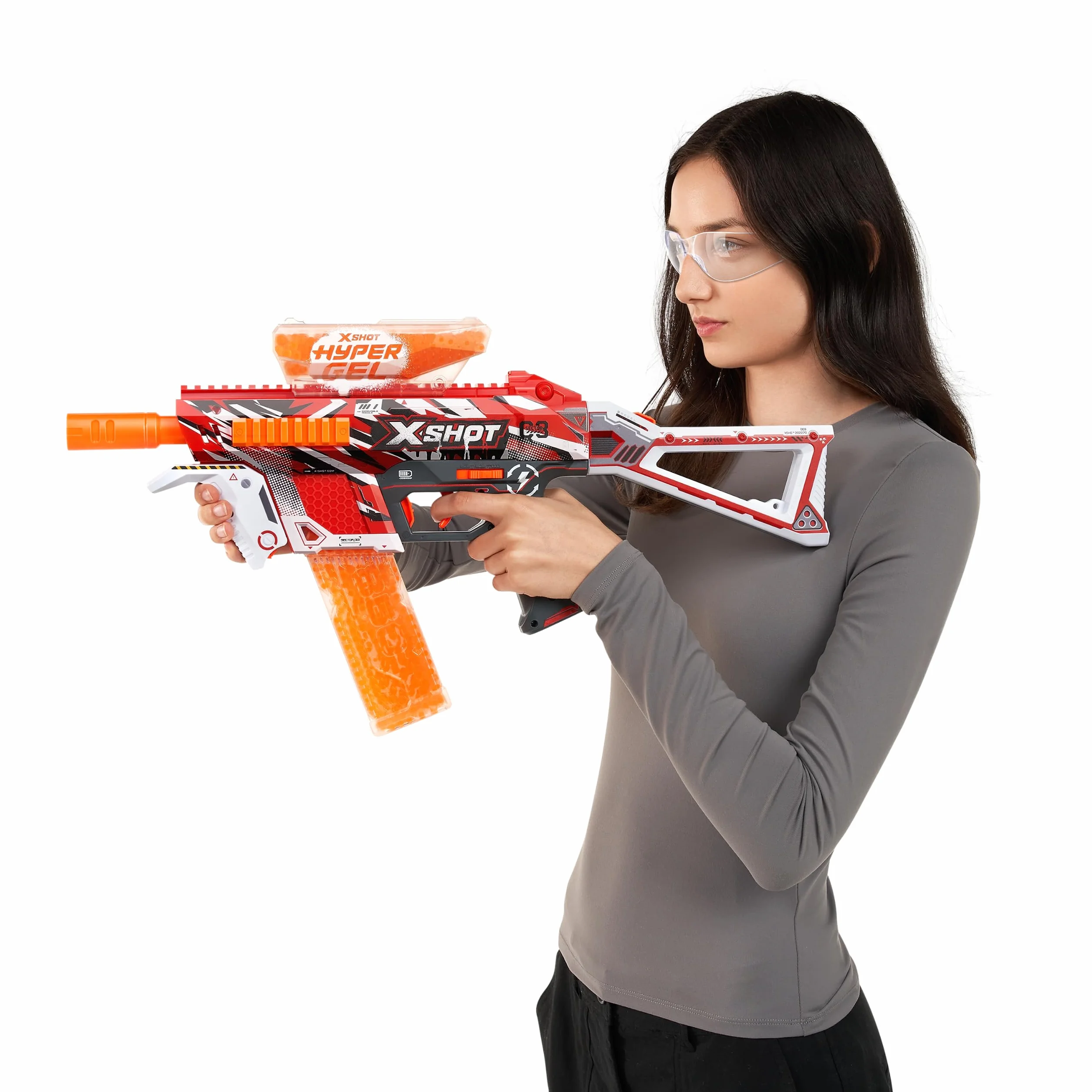XSHOT Hyper Gel-Blaster Trace Fire z 2500 kulkami żelowymi firmy ZURU