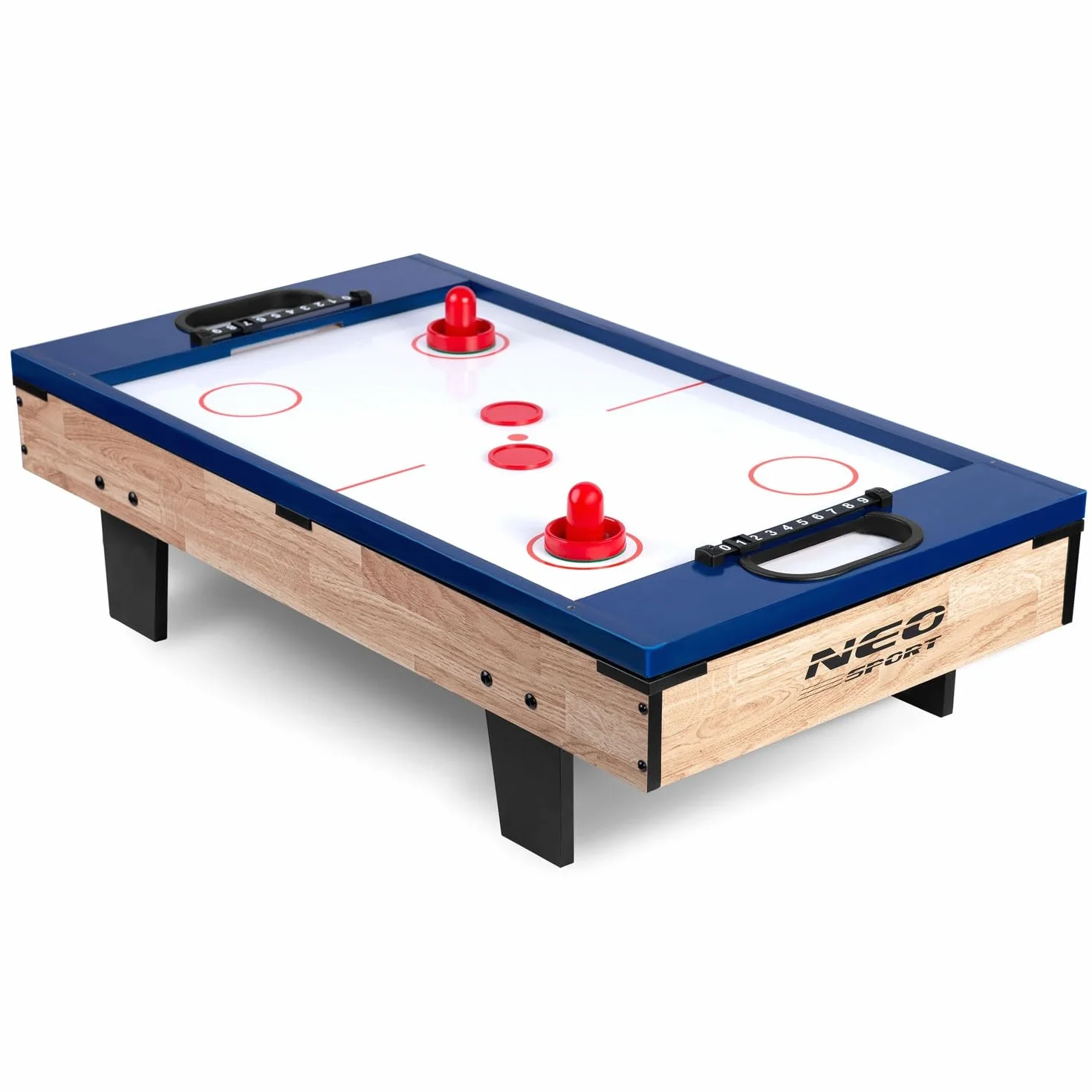 Stół do gier 4w1, gry piłkarzyki, cymbergaj, bilard, ping-pong, 43 x 82 x 32 cm, Neo-Sport