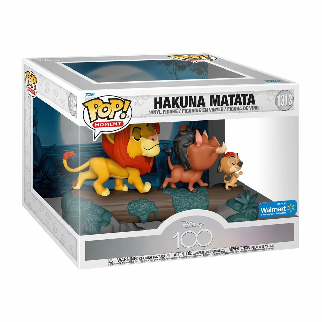 Funko Pop Hakuna Matata Disney 100 Special Edition nr 1313 Hakuna Matata z Króla Lwa na 100 rocznicę Disneya, figurka Pop z winylu