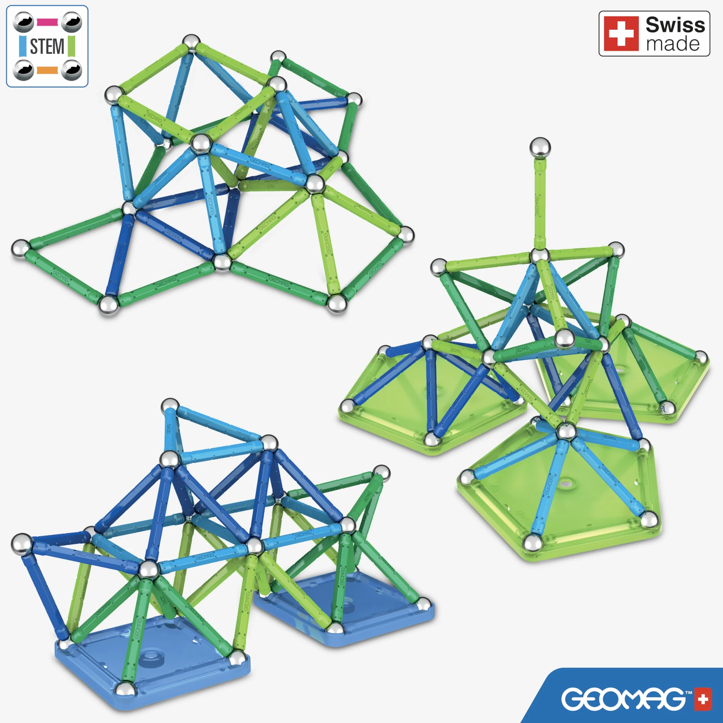 Geomag 263 Color zabawka konstrukcyjna, 91-częściowa, Pièces