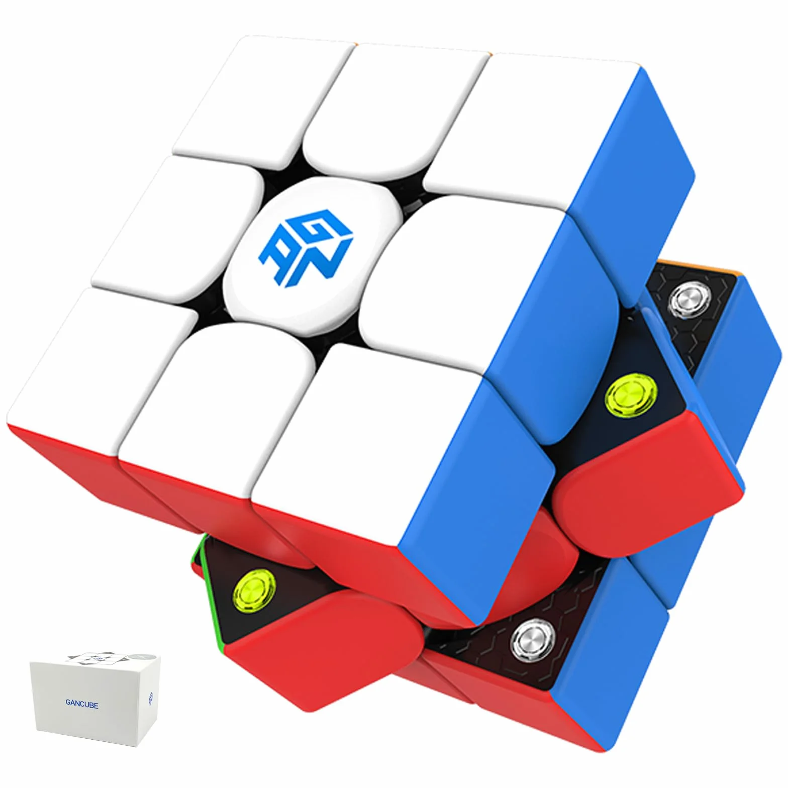 GAN 356M lite Magnetyczna Kostka 3x3, Speed Cube Original z IPG i GES+, Magic Cube lekka magnetyczna, GAN Cube proste wzornictwo, idealna łamigłówka dla dorosłych i dzieci