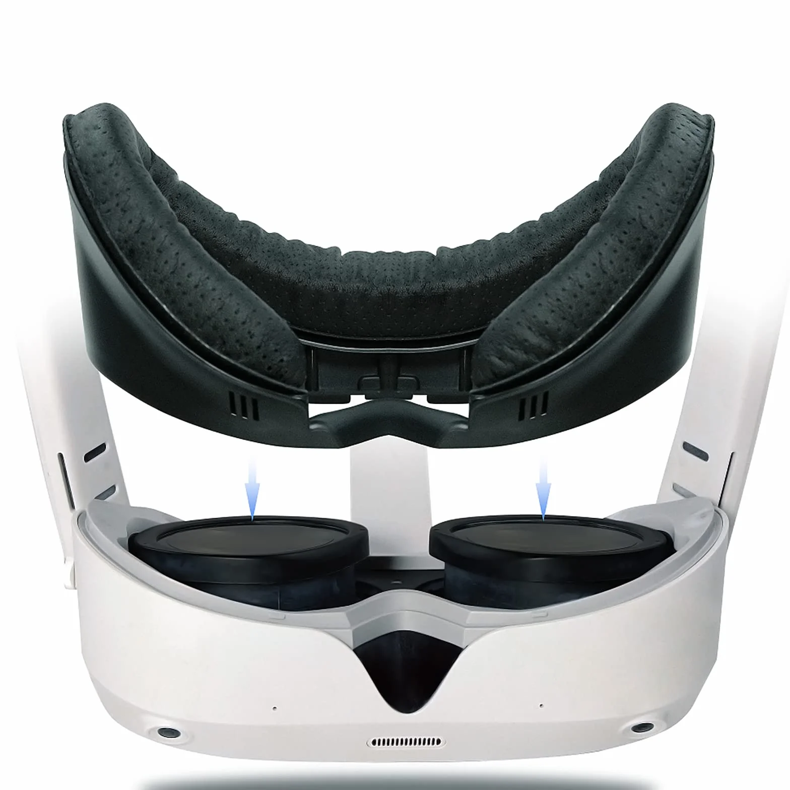 HUAYUWA Vr Face Pad Uchwyt interfejsu twarzy, odporny na pot, zamiennik poduszki z pianki PU, kompatybilny z akcesoriami PICO 4 VR