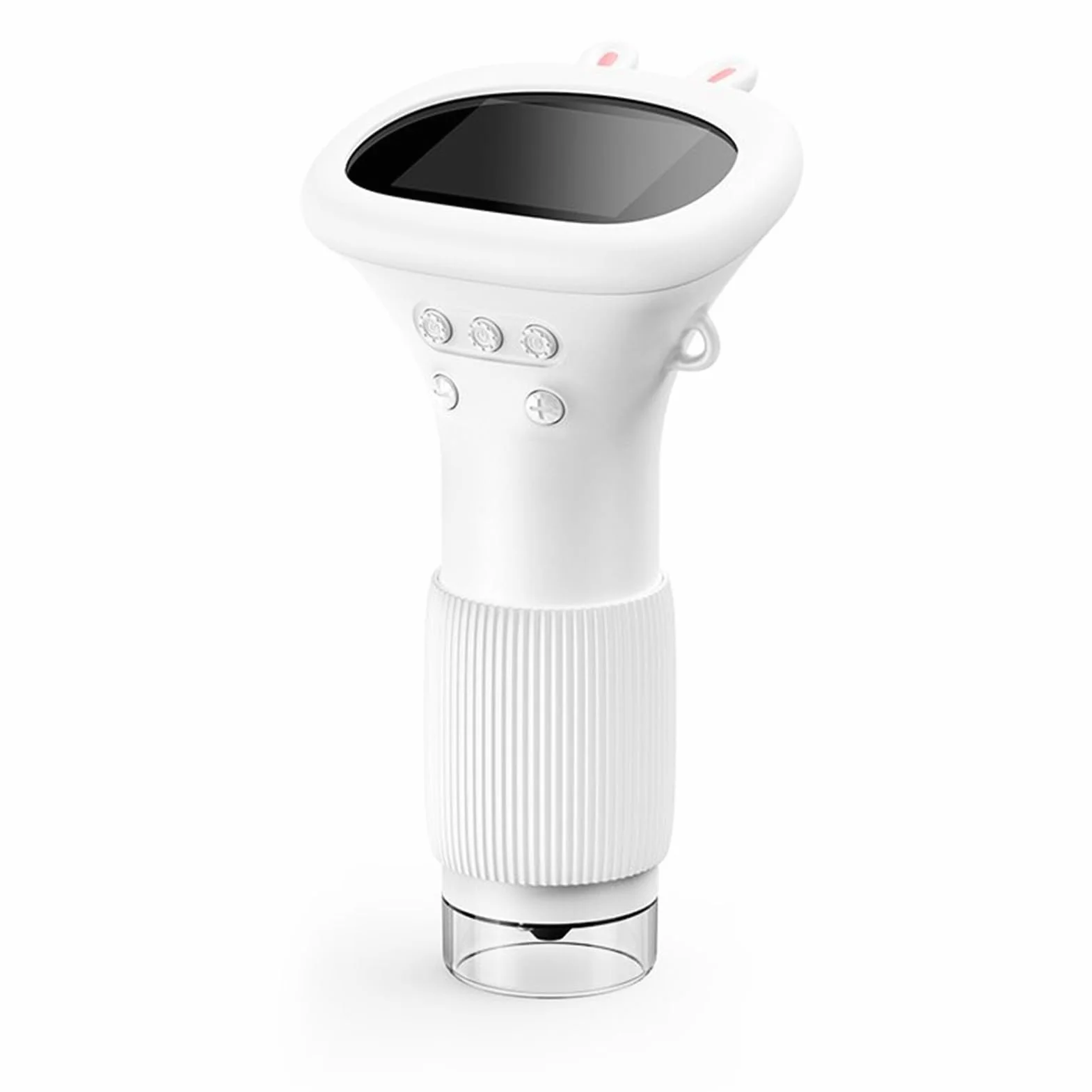 Ulepszony Zoom Zakres Handheld Mikroskop 2MP Real Time Imaging Portable Mikroskop dla Ciekawych Umysłów Afflack (WHITE)