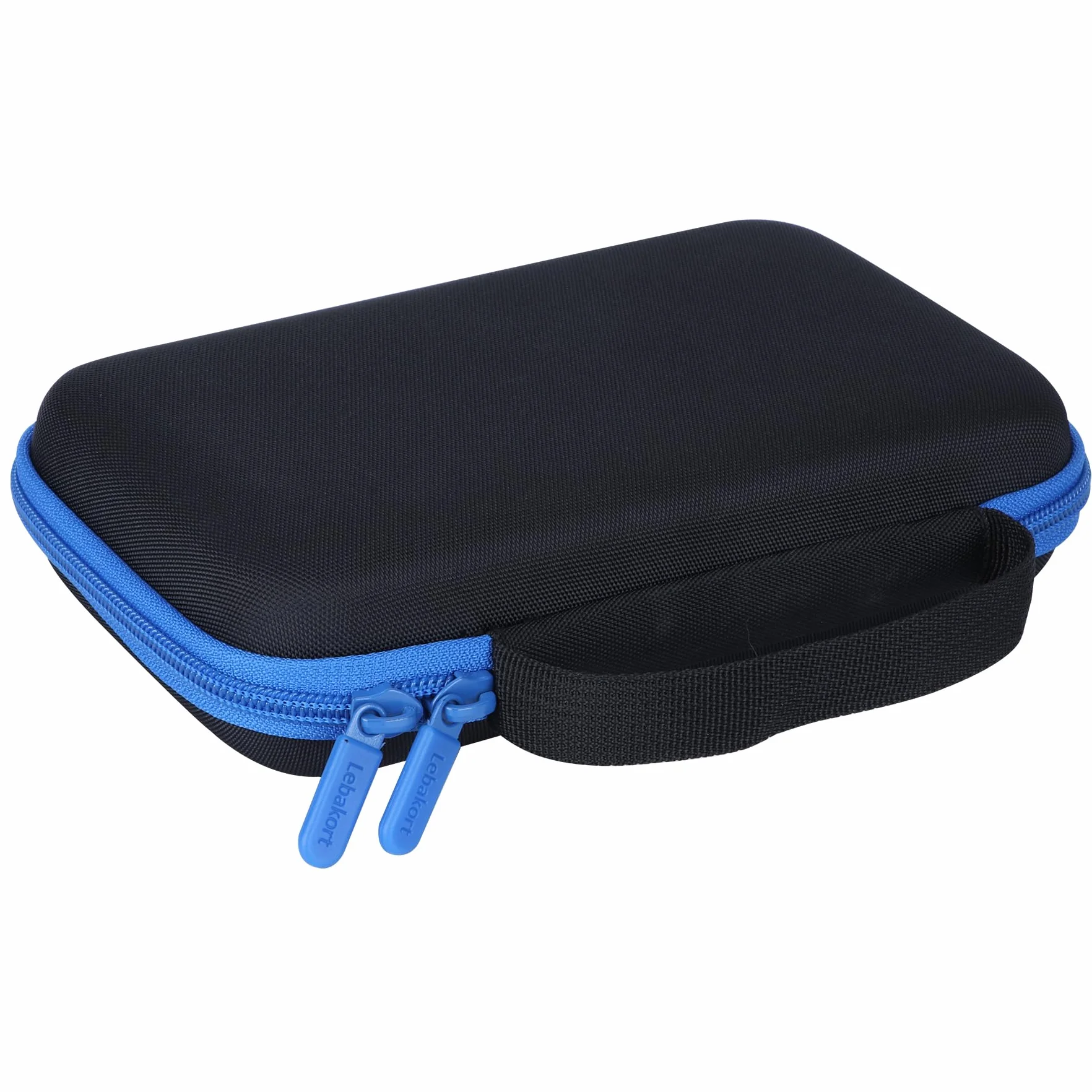 Lebakort Twardy futerał podróżny do Giiker Gry Puzzle Super Slide Gry, Czarny + niebieski, Super Slide Puzzle Case, wodoodporny