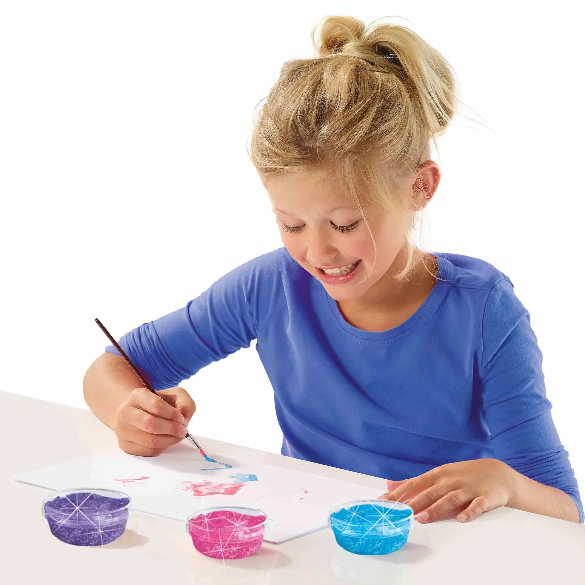 SES Creative 00384 Plakat z brokatem (6 x 45 ml), różne