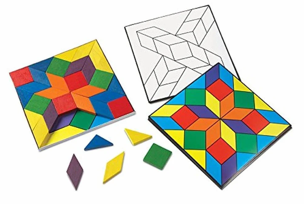 Learning Resources Parkiet Bloki & Karta 32-Kawałek Zestaw