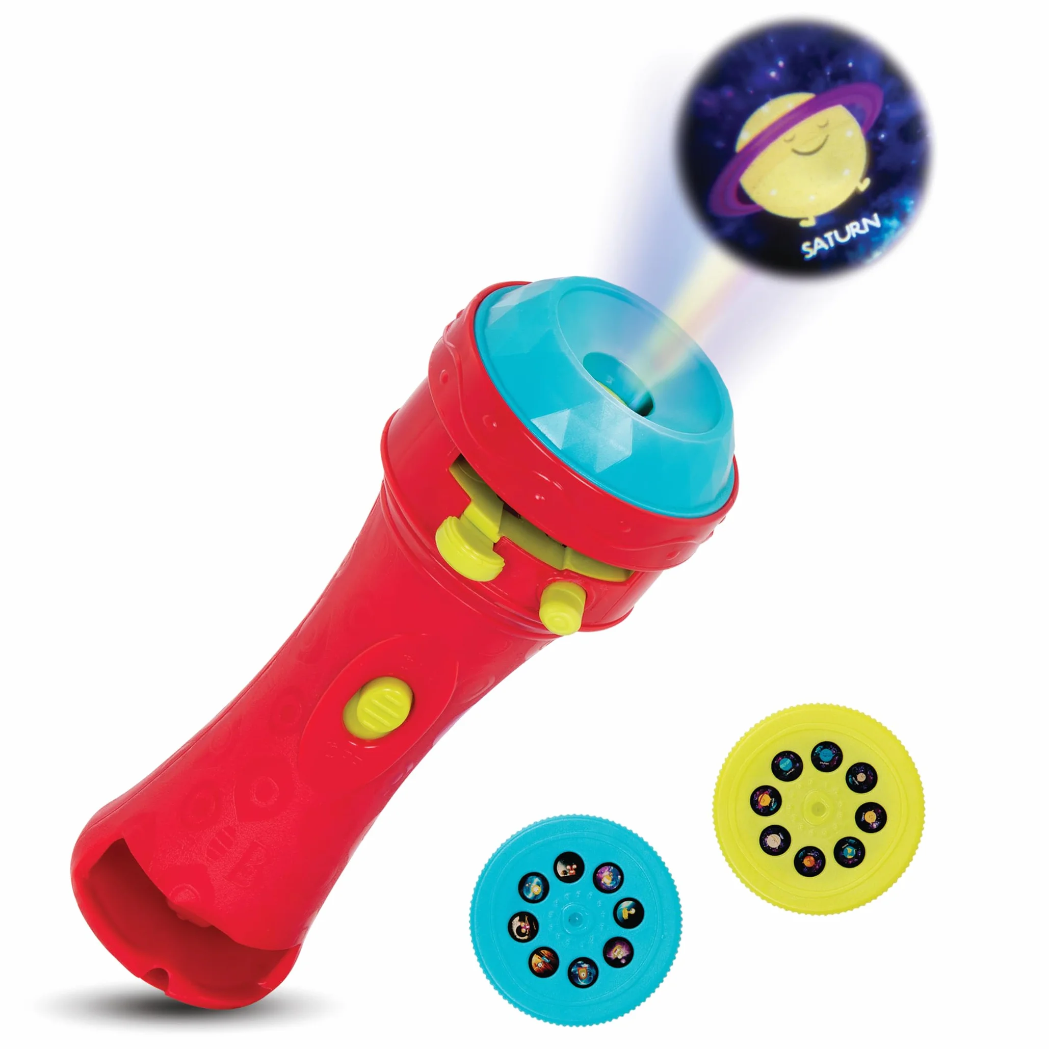 B. toys by Battat – Light Me To The Moon – latarka projektorowa dla dzieci z kołowrotkami obrazu, które sprawiają, że wszystko jest przytulne i jasne