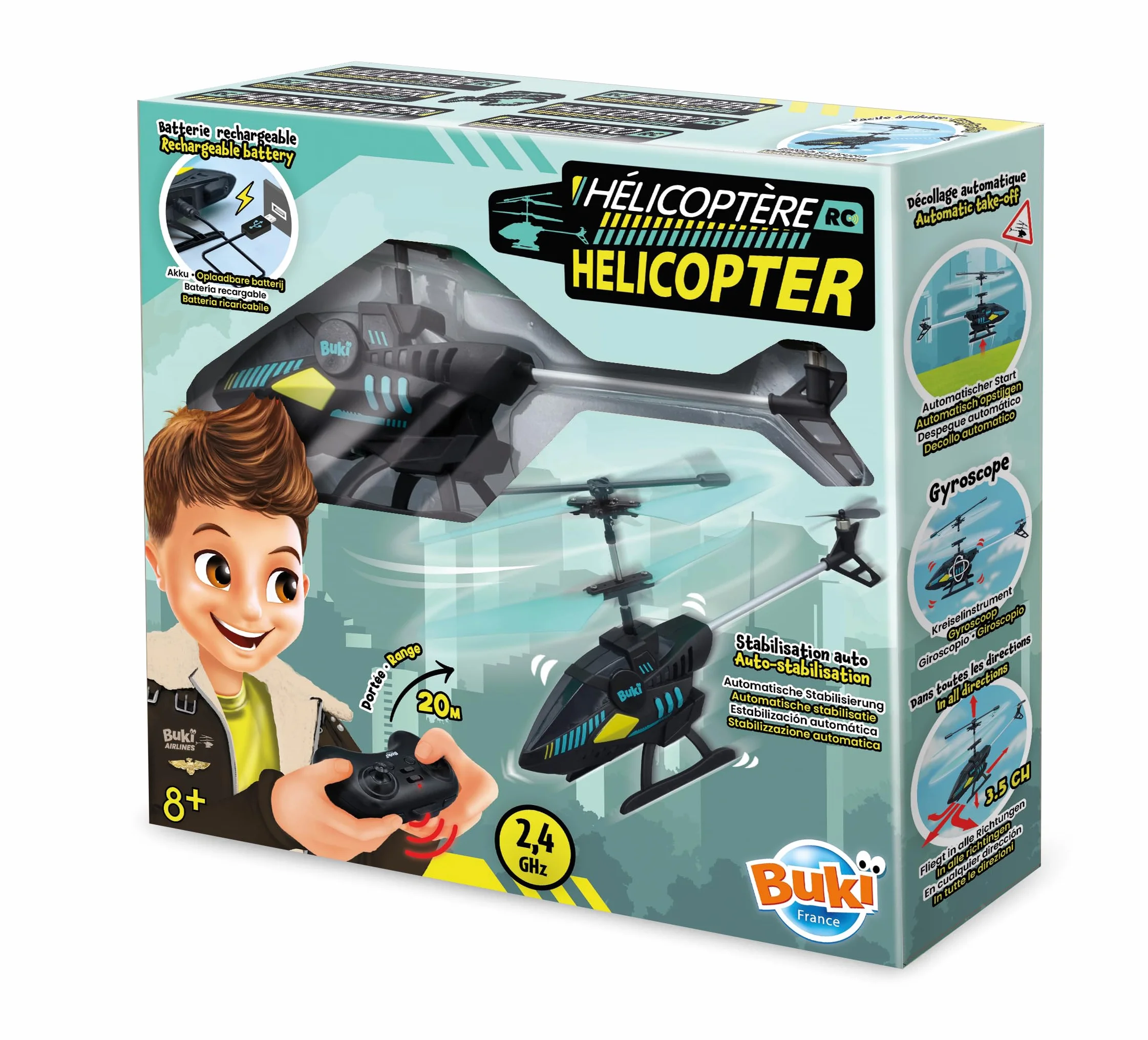 BUKI 37295 - Helikopter ze sterowaniem radiowym