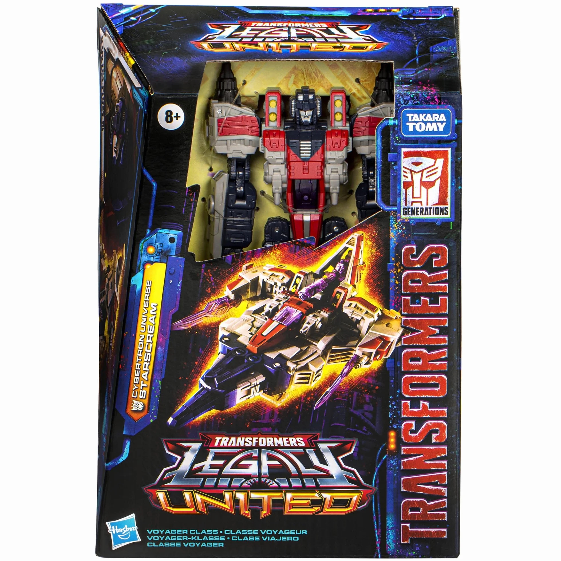 Transformers Legacy United Voyager, klasa Cybertron Universe Starscream, figurka akcji