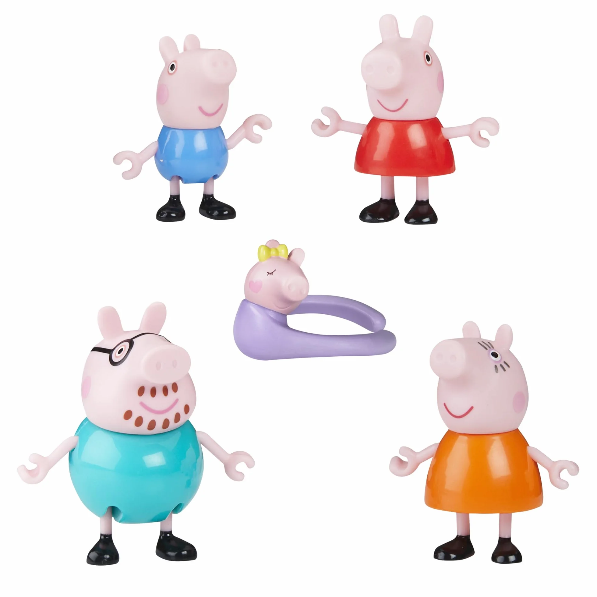 Peppa Pig Zestaw Figurek Świnka Peppa Pięcioosobowa Rodzina