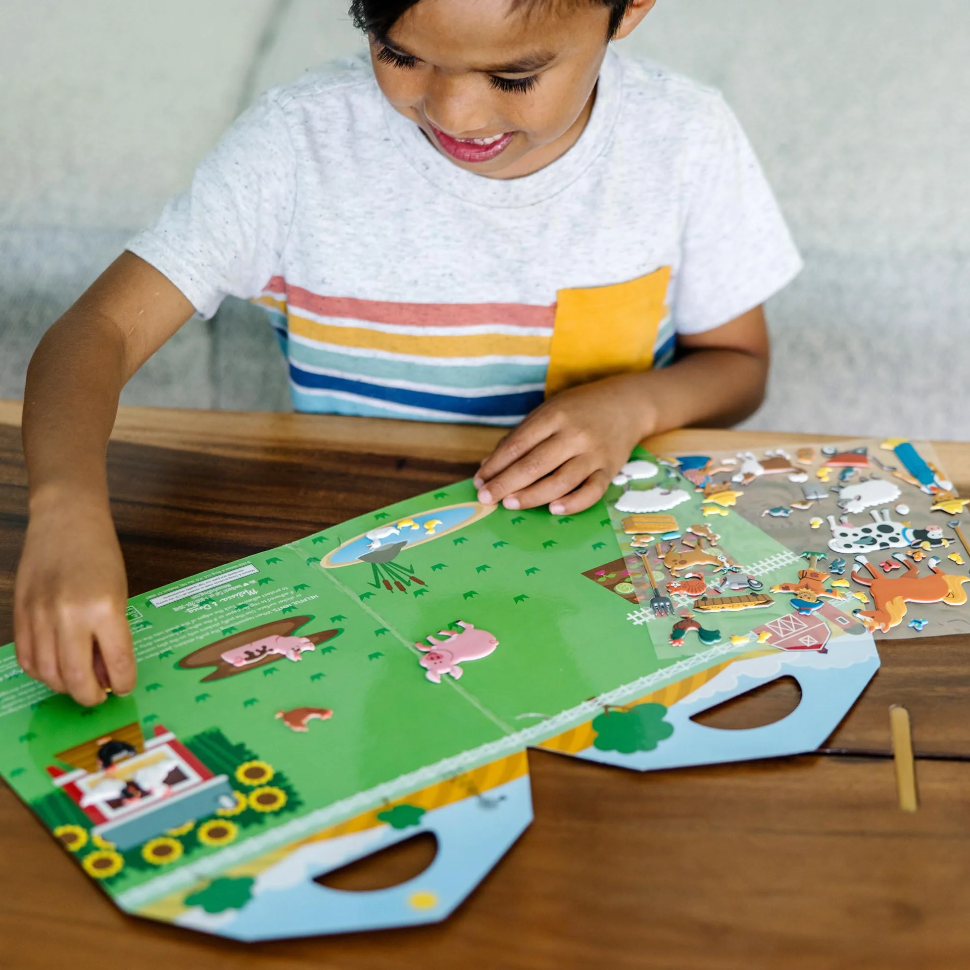 Melissa & Doug Blok z Naklejkami Wielokrotnego Użytku, Wielokolorowy, 1 Zestaw, 19408