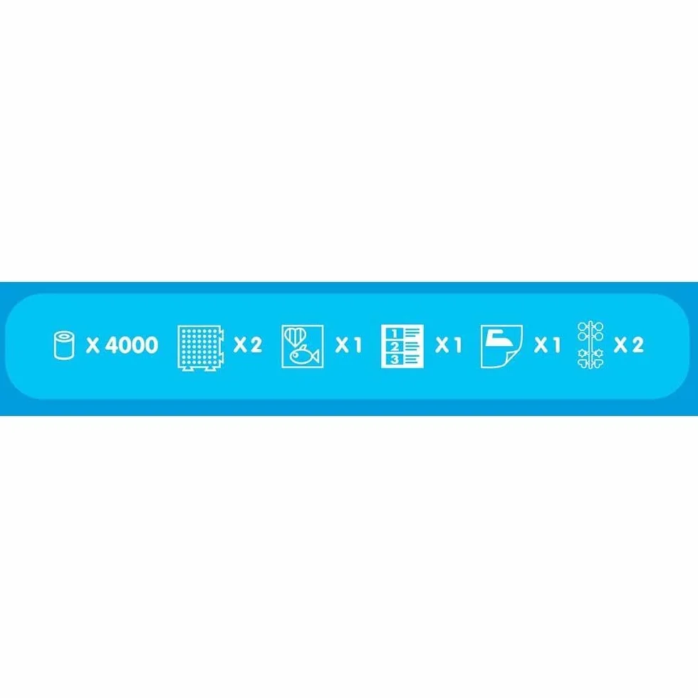 Hama Perlen 3150 zestaw prezentowy syrenki z ok. 4000 kolorowymi perłami do prasowania Midi o średnicy 5 mm, szablon z motywem i 2 płytkami na długopisy, w zestawie papier do prasowania, kreatywna