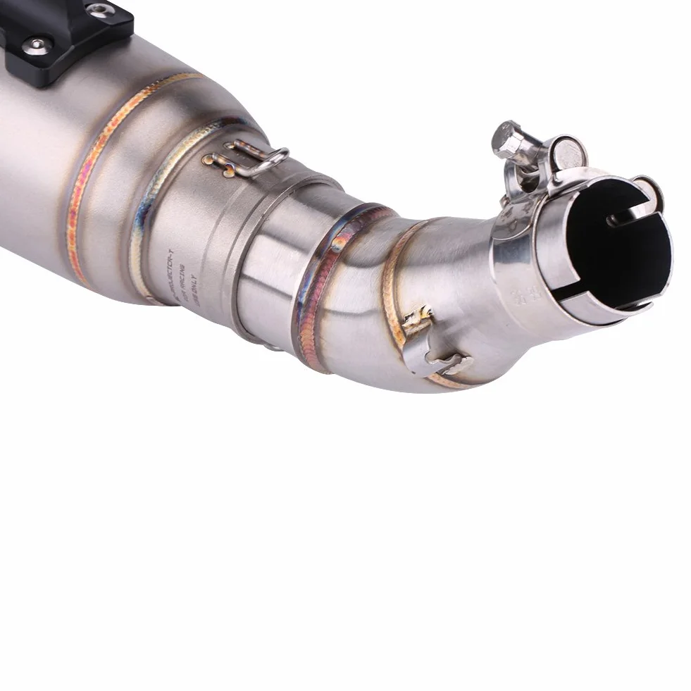 KIMISS Średni łącznik rury wydechowej slip-on dla R25 R3 2013-2016 | Adapter do tłumika | Kolektor pośredni
