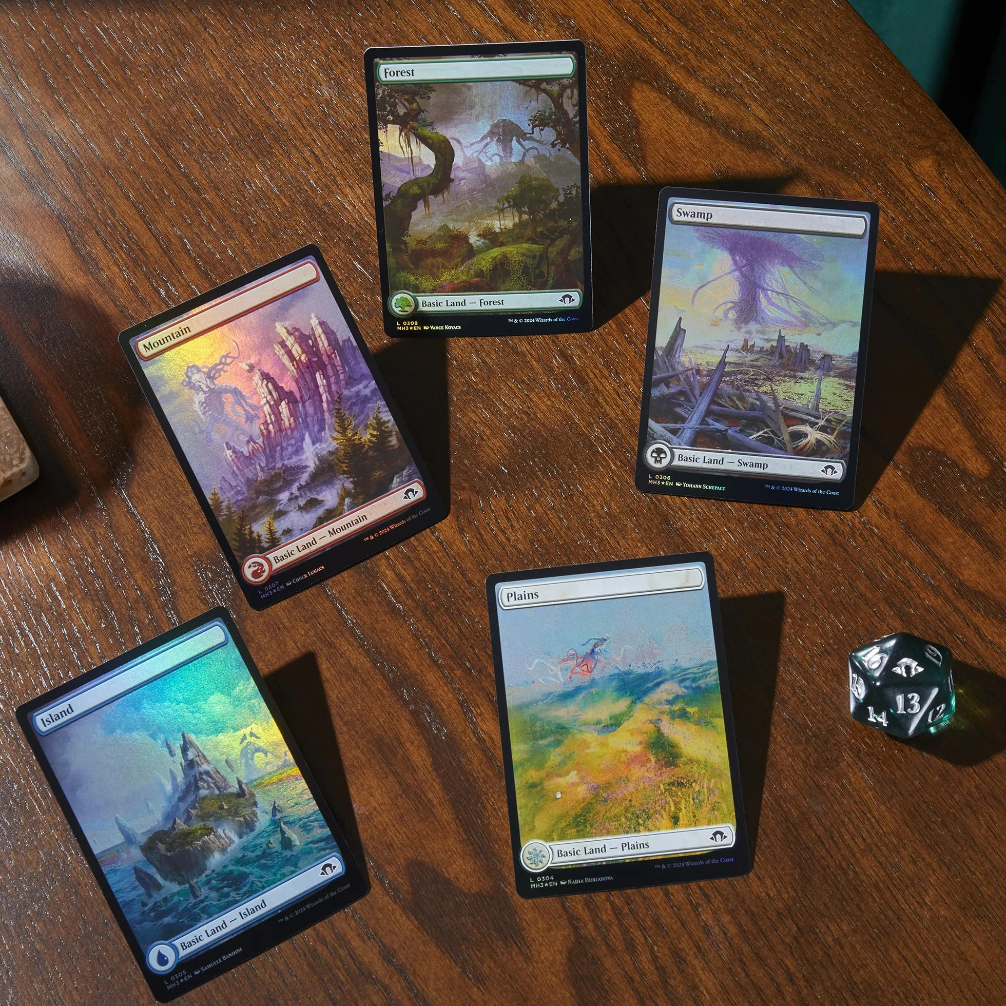 Magic: The Gathering Modern Horizons 3 Zestaw — 9 pakietów Play, 30 kart krain + wyjątkowe akcesoria (Wersja Angielska)