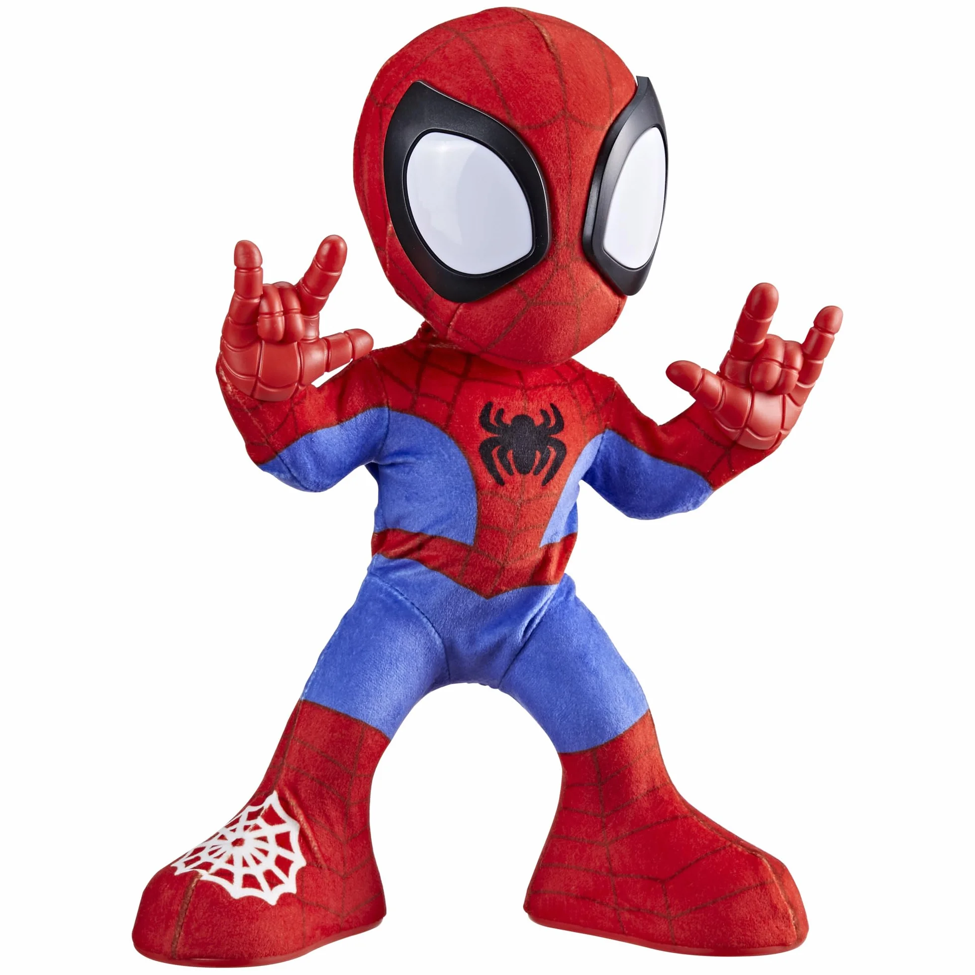 SPIDEY AND HIS AMAZING FRIENDS Tańczący i pełzający Spidey z serialu ""Spidey i super-kumple"" Marvela, interaktywna zabawka pluszowa