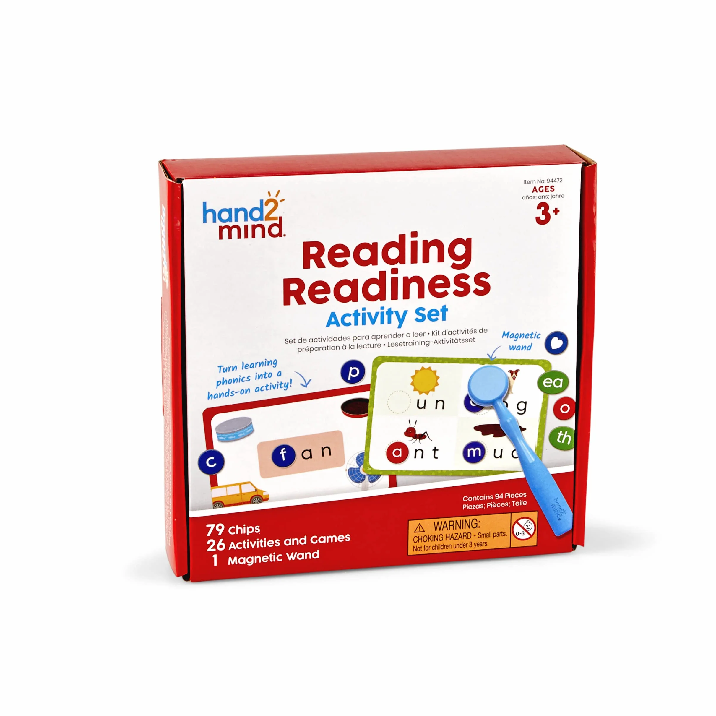 Learning Resources hand2mind Czytanie Gotowość Aktywność 94-Kawałeks Zestaw do Zabawy