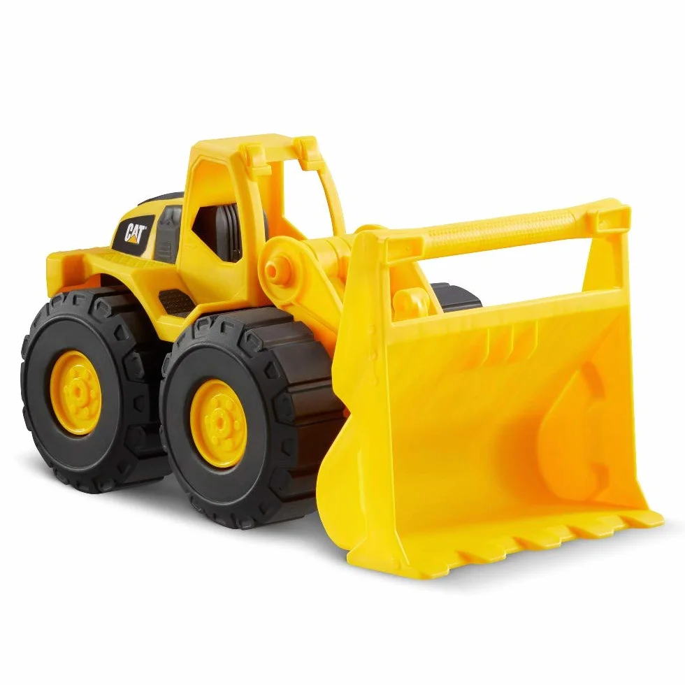 CatToysOfficial 82360 Caterpillar by Funrise 82284 Caterpillar CAT Mini-Crew ciężarówka uchylna, ładowarka kołowa i koparka pojazd budowlany, żółto-czarna
