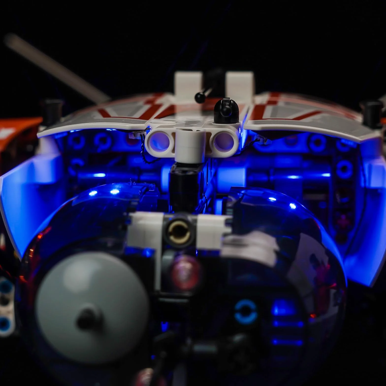 Pilot zdalnego sterowania, zestaw oświetleniowy LED kompatybilny z Lego VTOL, ładowiec do dużych obciążeń, LT81 42181