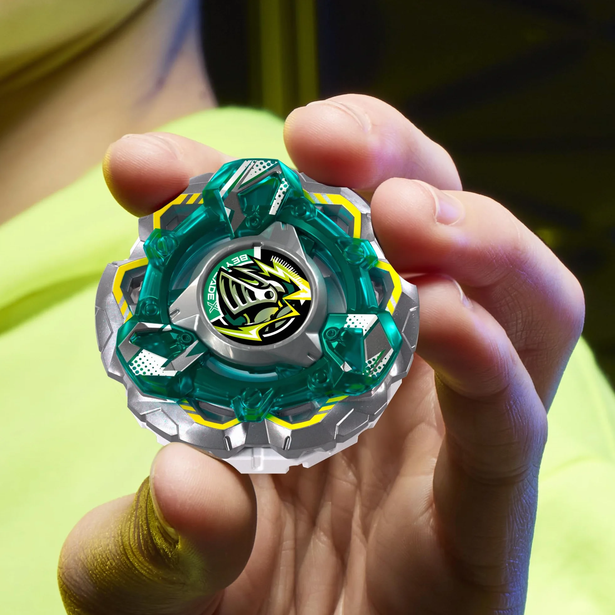 Beyblade X zestaw startowy Fortress Knight GV 8-70UN CX Infinity z bączkiem obronnym i wyrzutnią Takara Tomy, zabawkowy bączek, od 8 lat