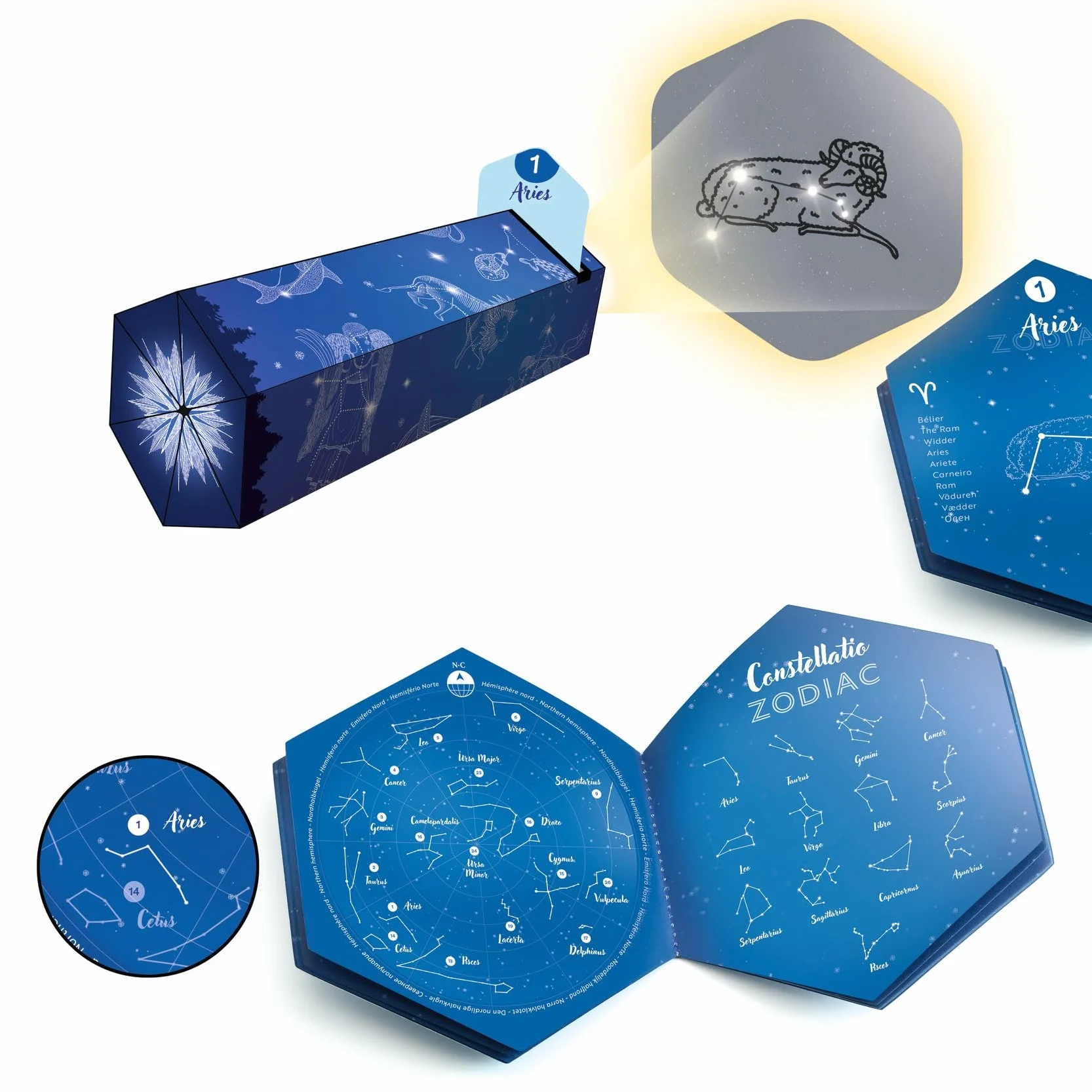 Djeco DJ07985 Do It Yourself Constellation Viewer to Create
