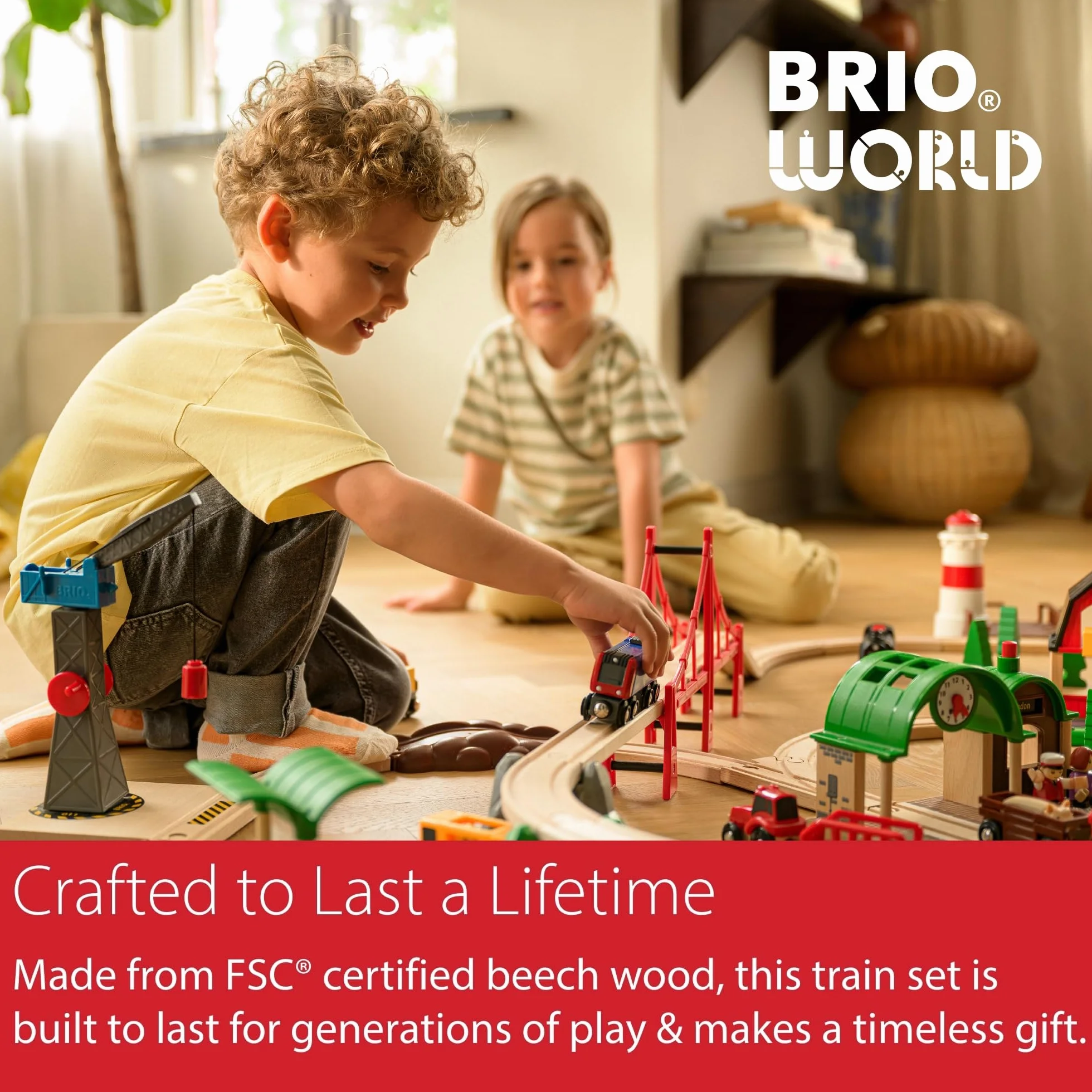 Brio 63305200 Zestaw Deluxe (63305200) Bezpieczna Zabawka Dla Dzieci Powyżej 3 Lat