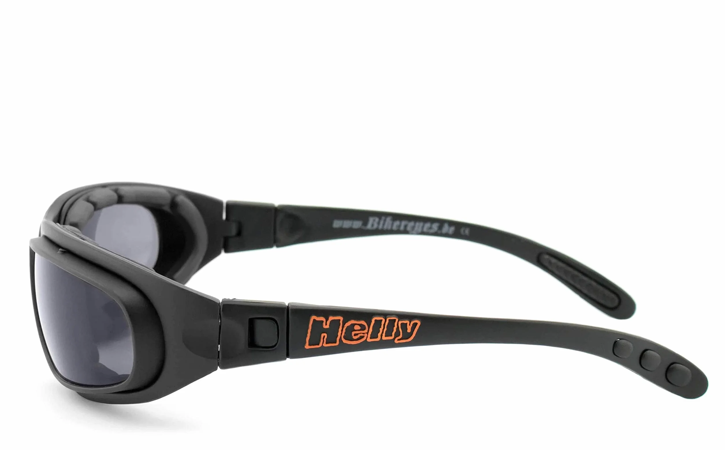 Helly® – No.1 Bikereyes® okulary motocyklowe, wielofunkcyjne okulary motocyklowe, odporne na zaparowanie, wiatroszczelne, szkło hartowane HLT®, DIN EN 166, zauszniki, wymienny pasek, orzeł