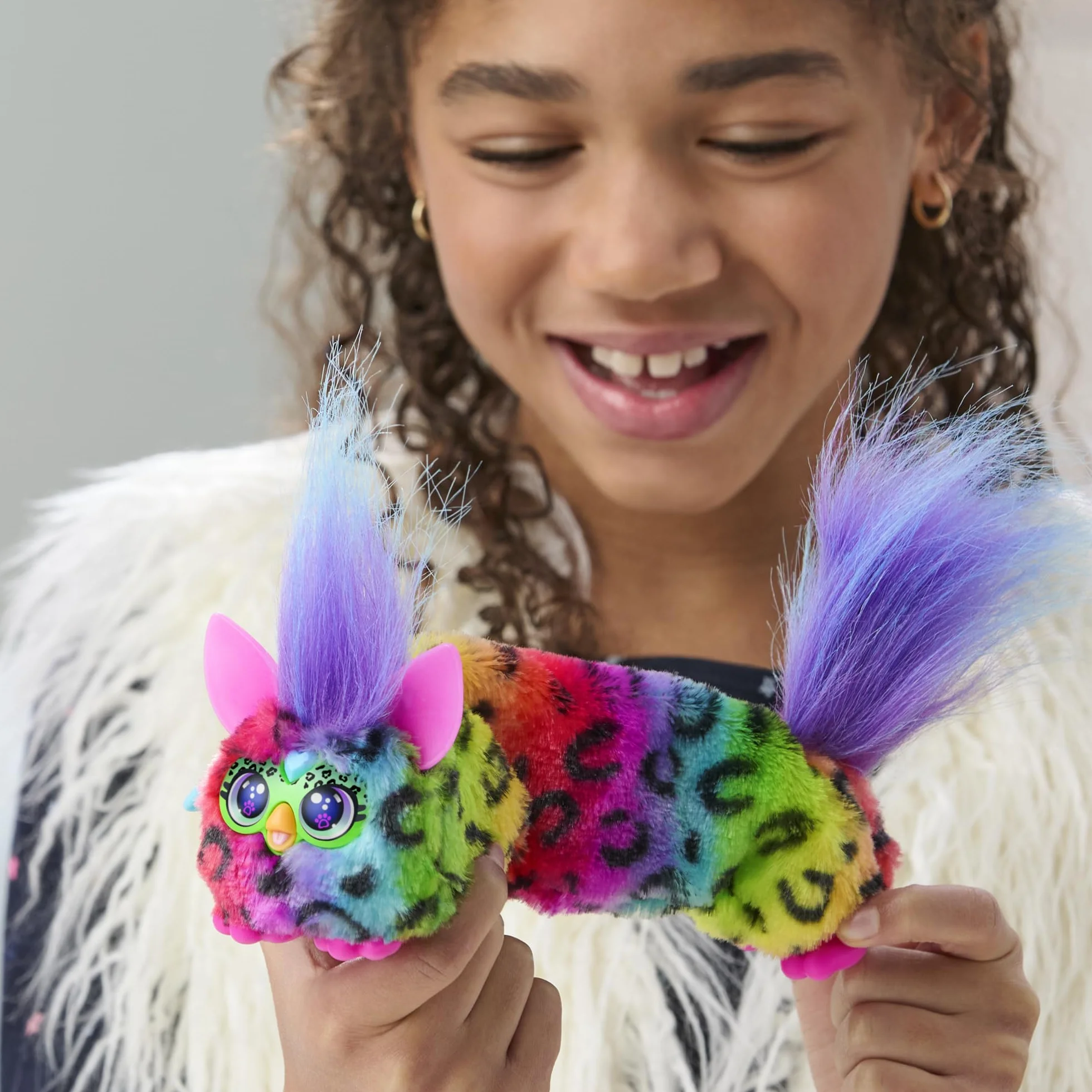 Zabawka pluszowa Furby DJ Furblets Rain-Bow-Kat