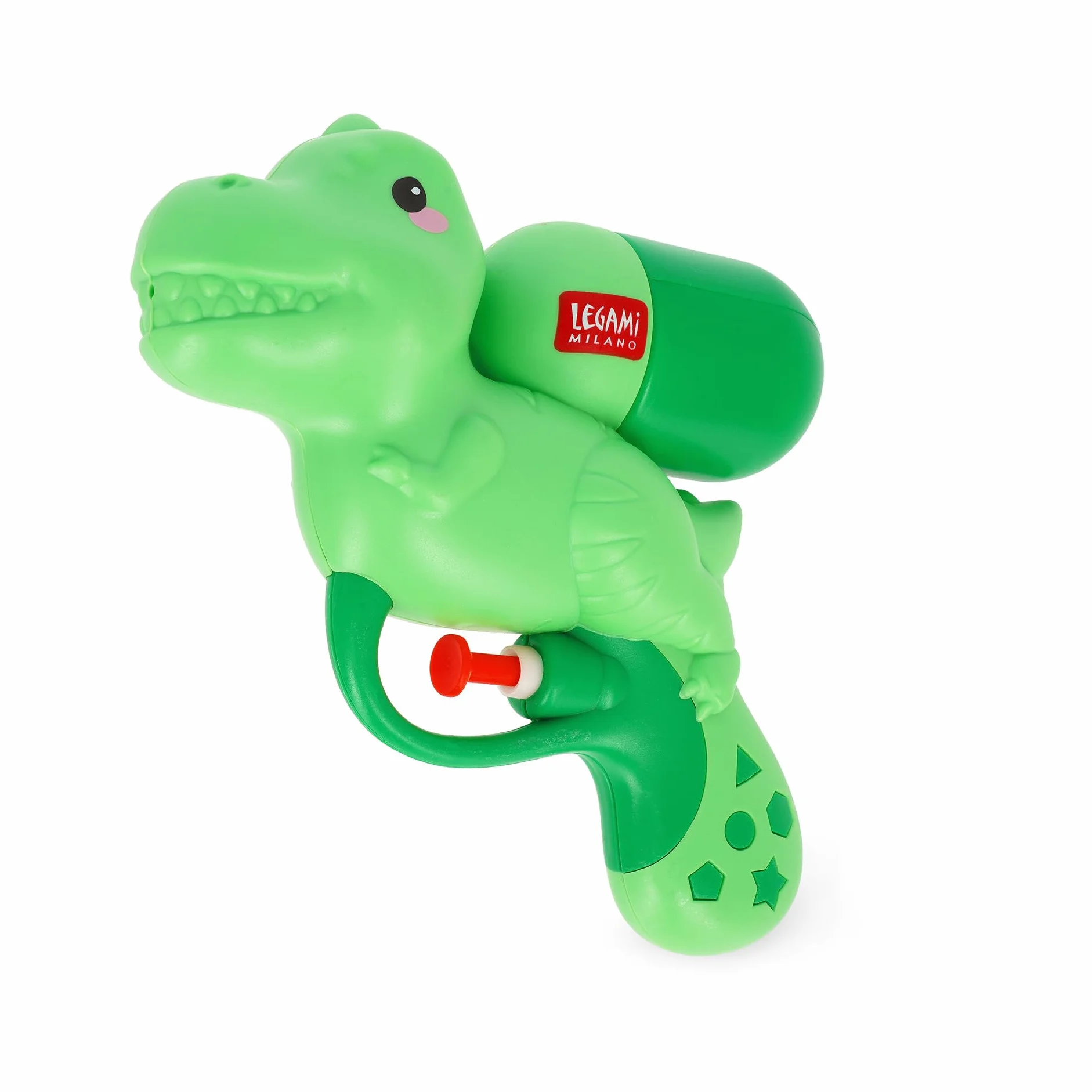 Legami - Mały pistolet na wodę, mini pistolet na wodę, pistolet wodny Dino, strumień 2,5 metra, idealny na chłodną imprezę, pojemność 50 ml, pistolet ogrodowy dla dzieci dorosłych