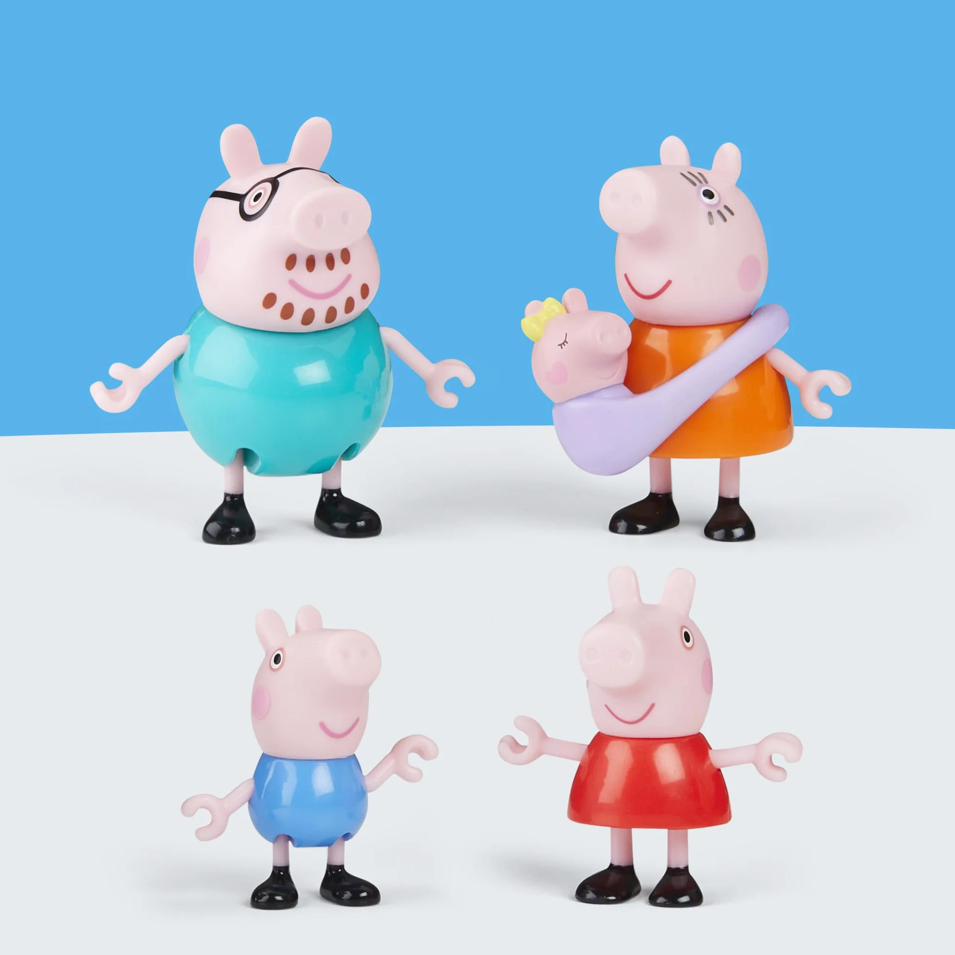 Peppa Pig Zestaw Figurek Świnka Peppa Pięcioosobowa Rodzina