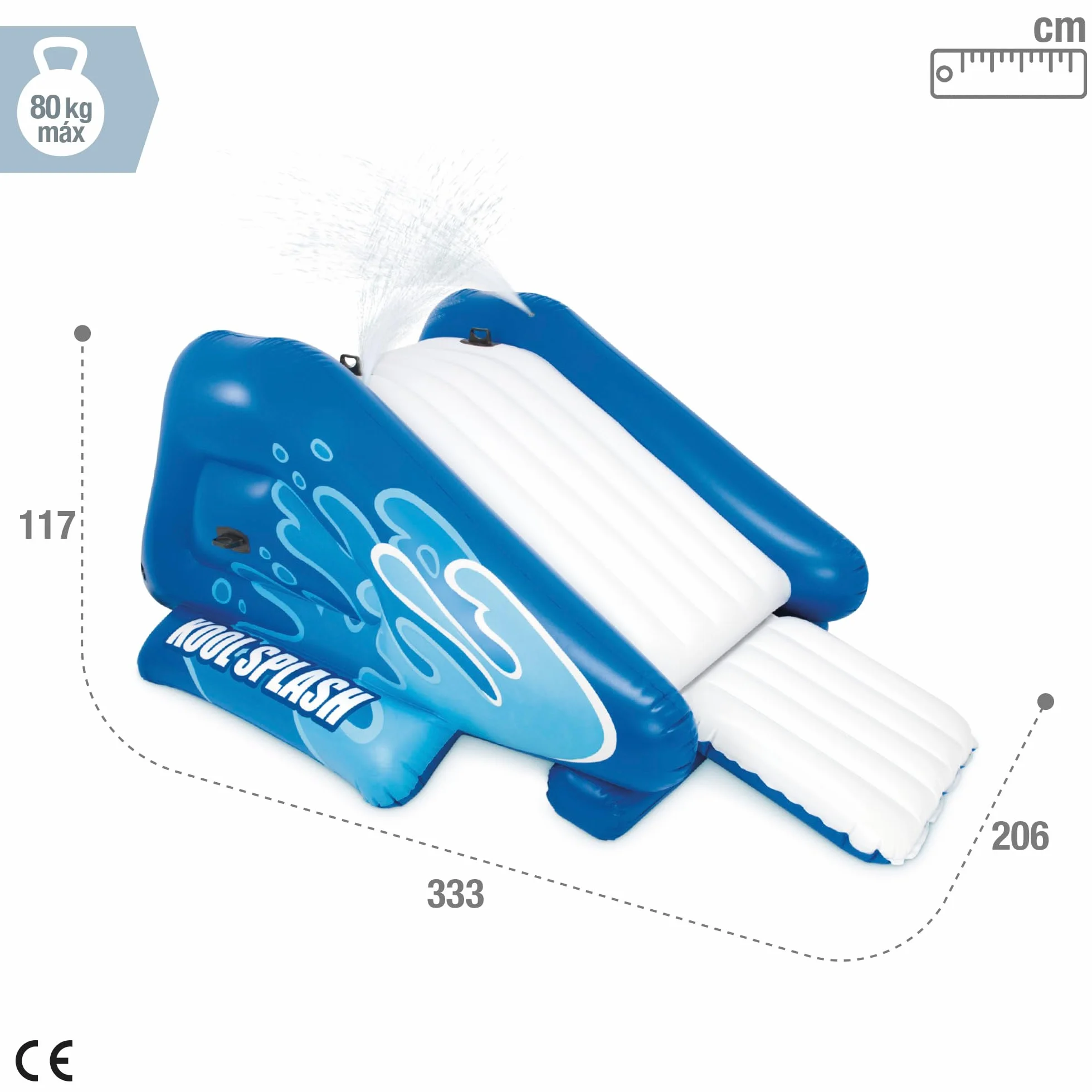 Intex 58849 - Nadmuchiwana zjeżdżalnia wodna, 48,6 x 27,7 x 57,0 cala