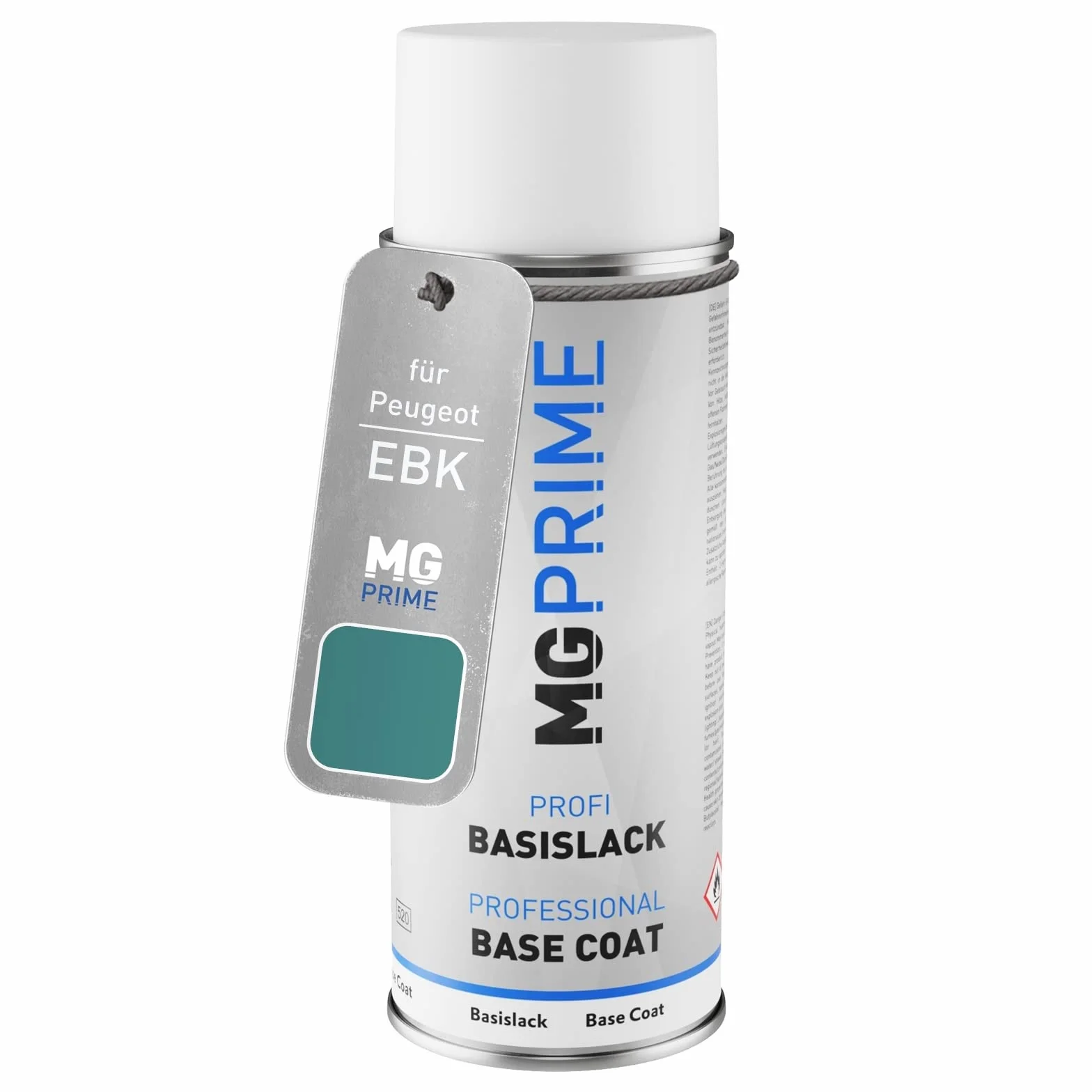 MG PRIME Lakier samochodowy Puszka z aerozolem dla Peugeot EBK Bleu Avatar Nacre Metallic/Avatar Blue Puszka z aerozolem bazowym 400ml
