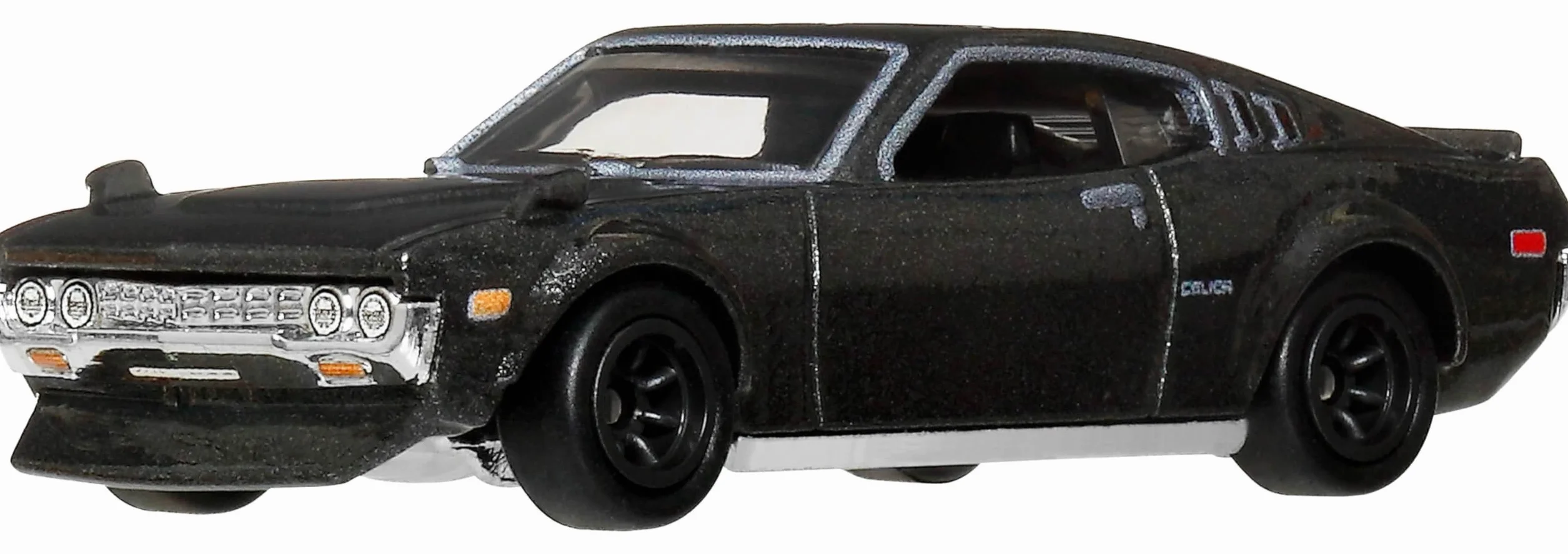 Hot Wheels Premium Car Culture Kultowe auta Samochodzik 1977 Toyota Celica (RA28), metalowe auto w skali 1:64, opony Real Riders, metalowa konstrukcja, samochód zabawka, JKD98