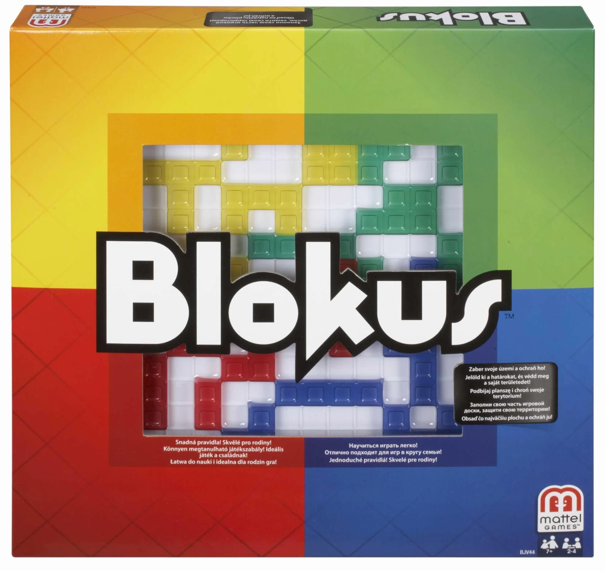 Mattel Games BJV44 - Blokus Classic, gra planszowa dla 2-4 graczy, czas gry: ok 30 minut, od 7 lat wzwyż